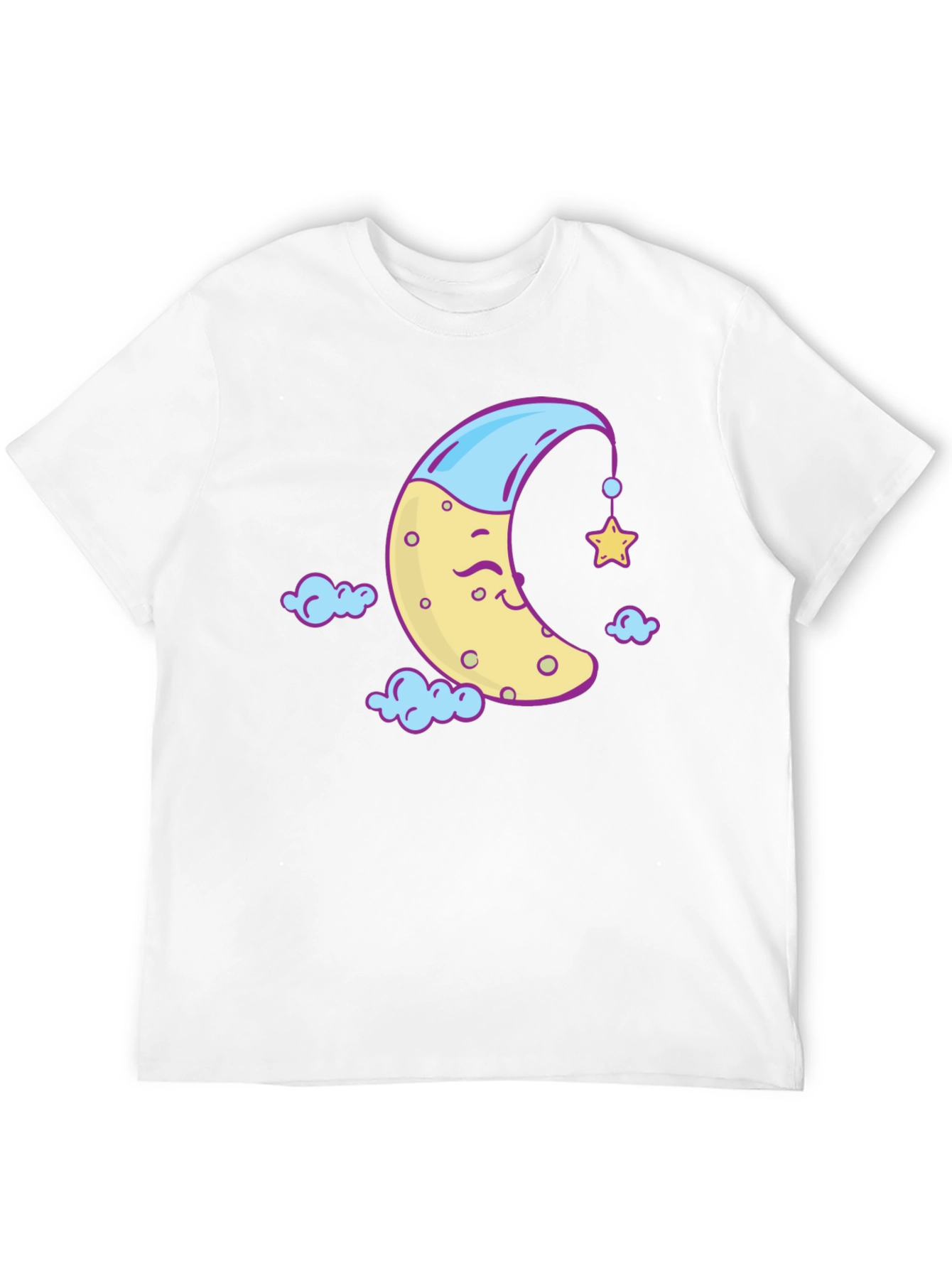 Dreamy Moon Graphic Tee - Soft Cotton Comfort