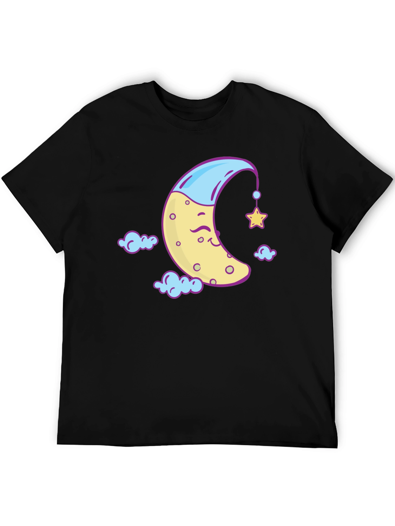 Dreamy Moon Graphic Tee - Soft Cotton Comfort