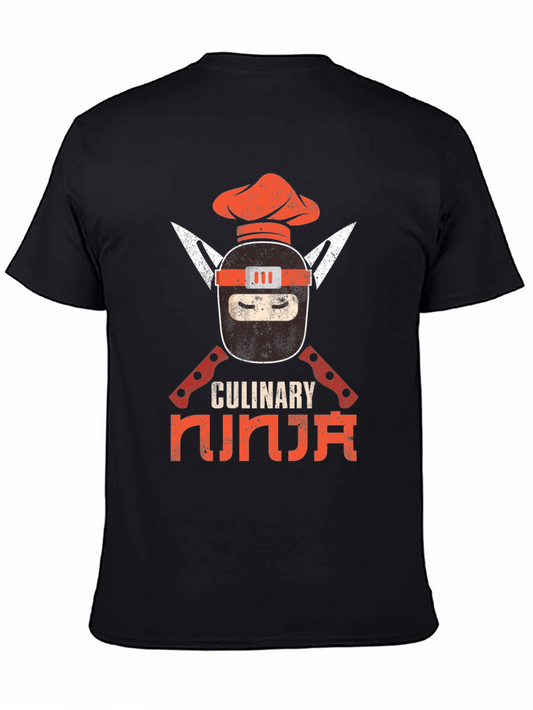 Culinary Ninja Graphic T-Shirt - Chef Cook Humor Tee