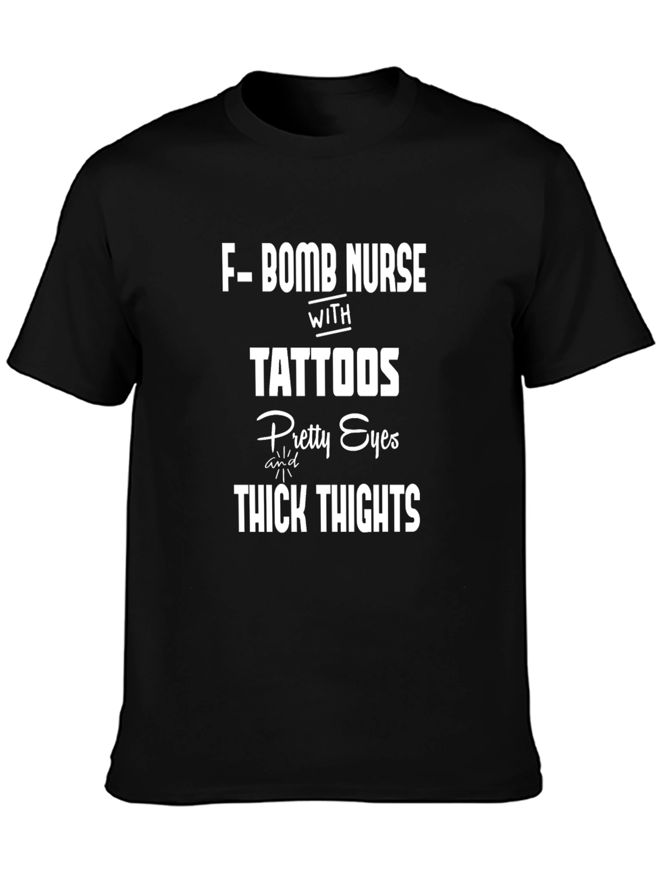 F-Bomb Nurse Tattoo T-Shirt - Sarcastic Funny Tee