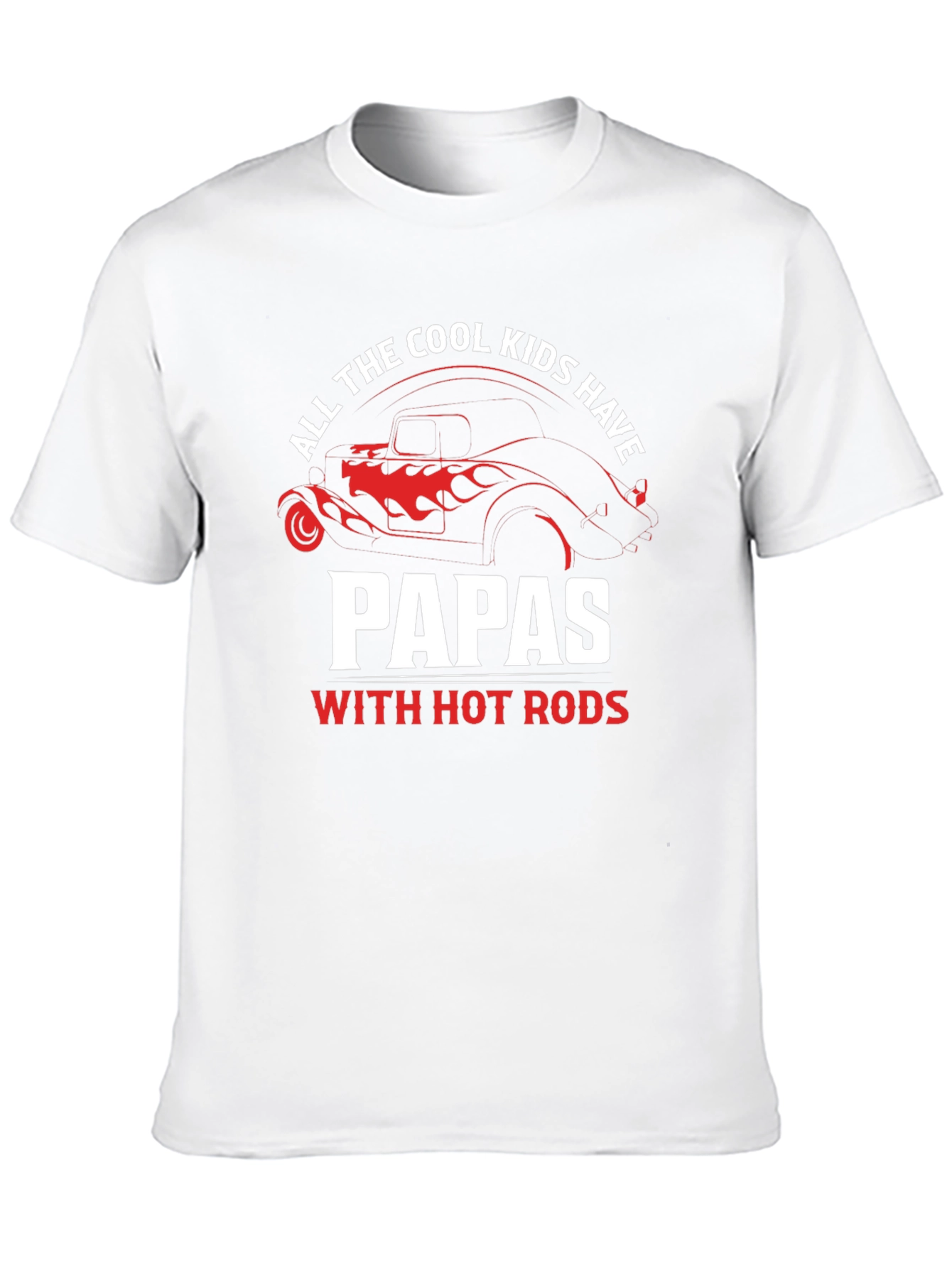 Cool Papas Hot Rods Graphic Tee - Black