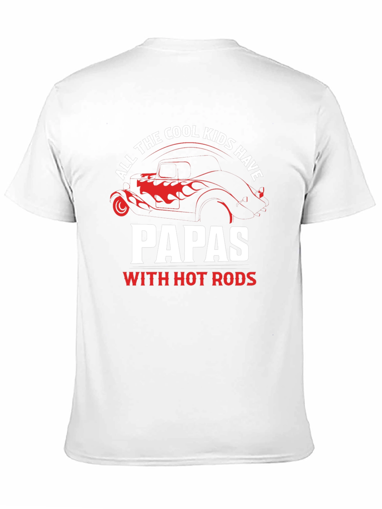 Cool Papas Hot Rods Graphic Tee - Black