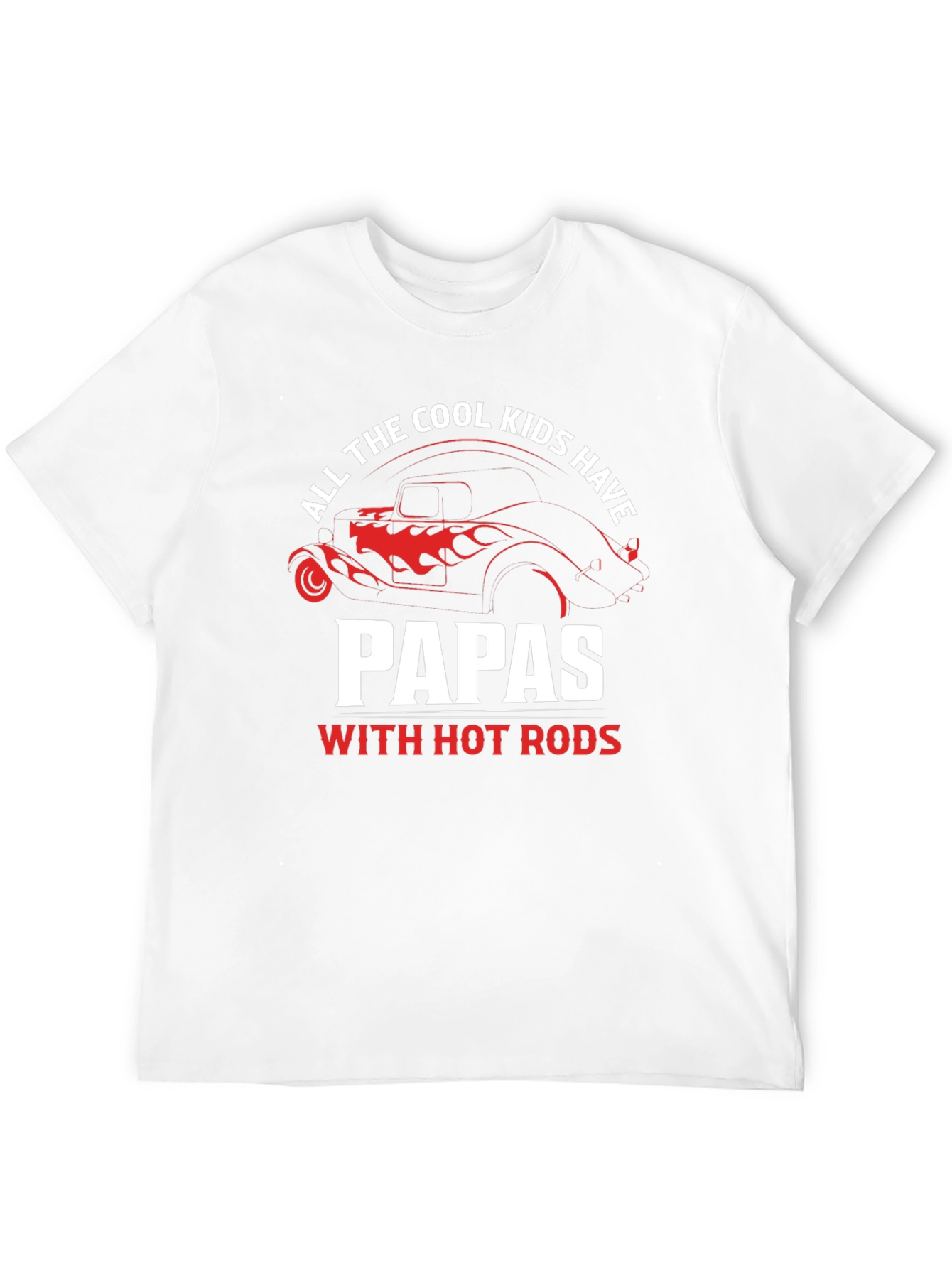 Cool Papas Hot Rods Graphic Tee - Black