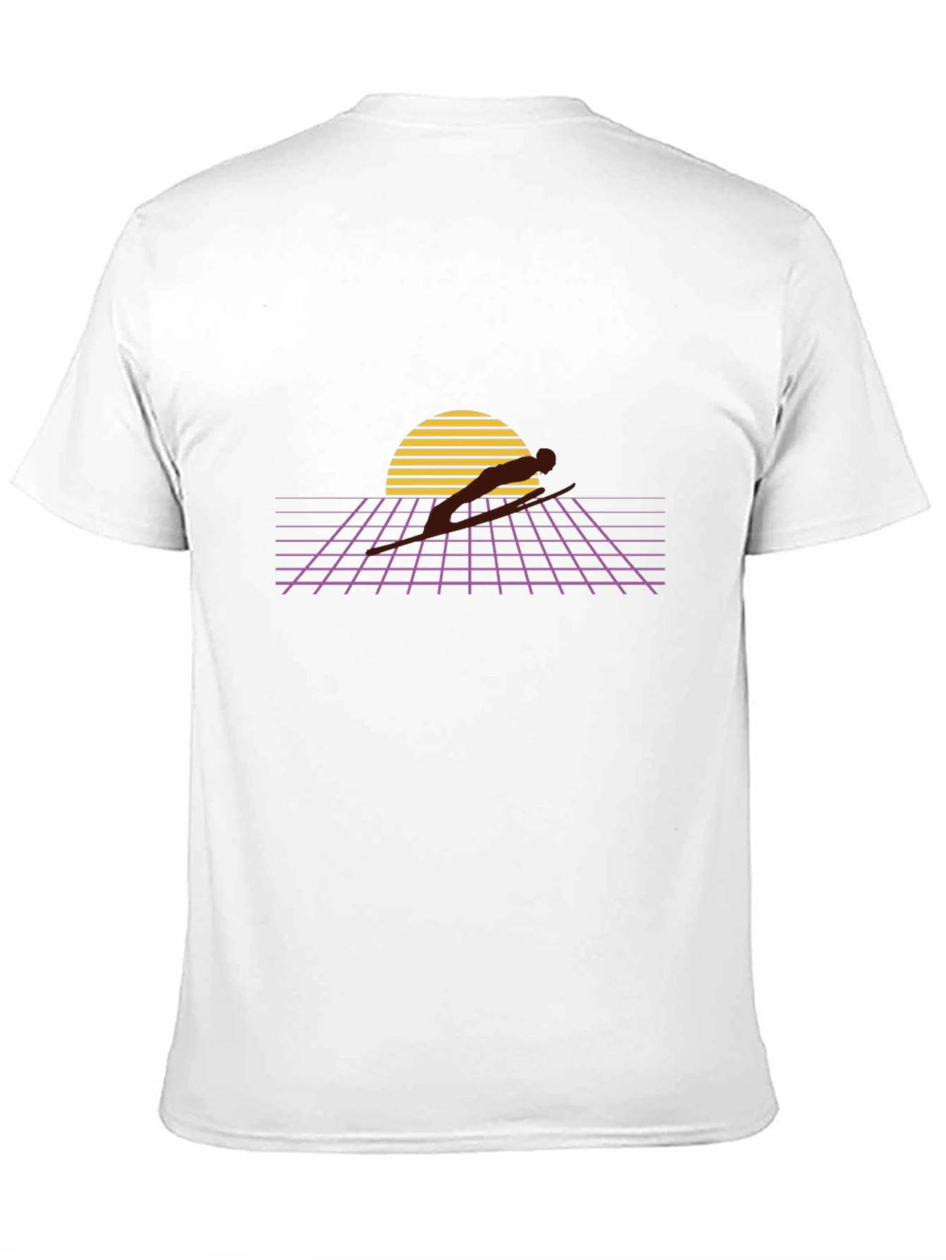 Retro Sunset Runner Graphic Tee