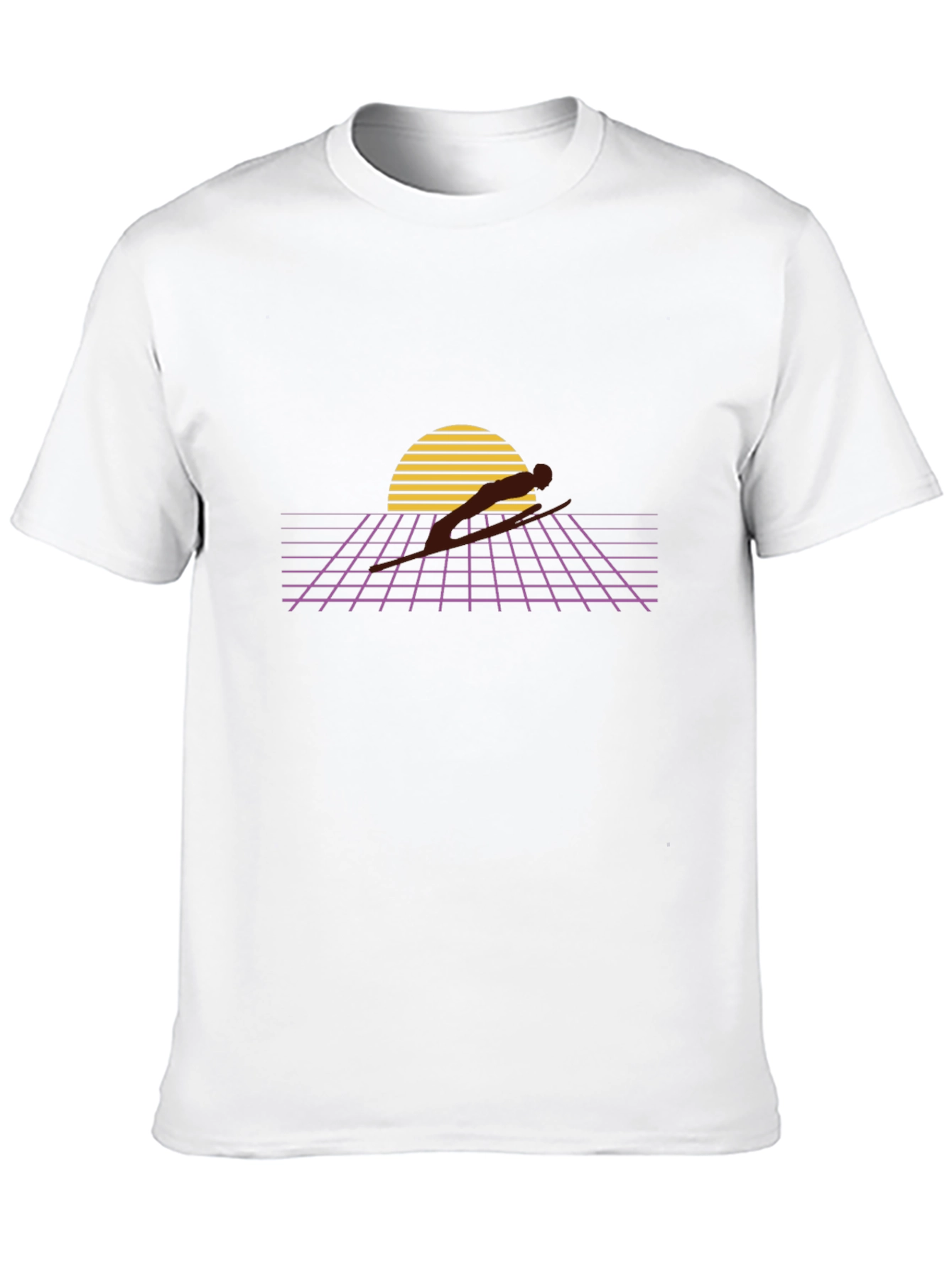 Retro Sunset Runner Graphic Tee