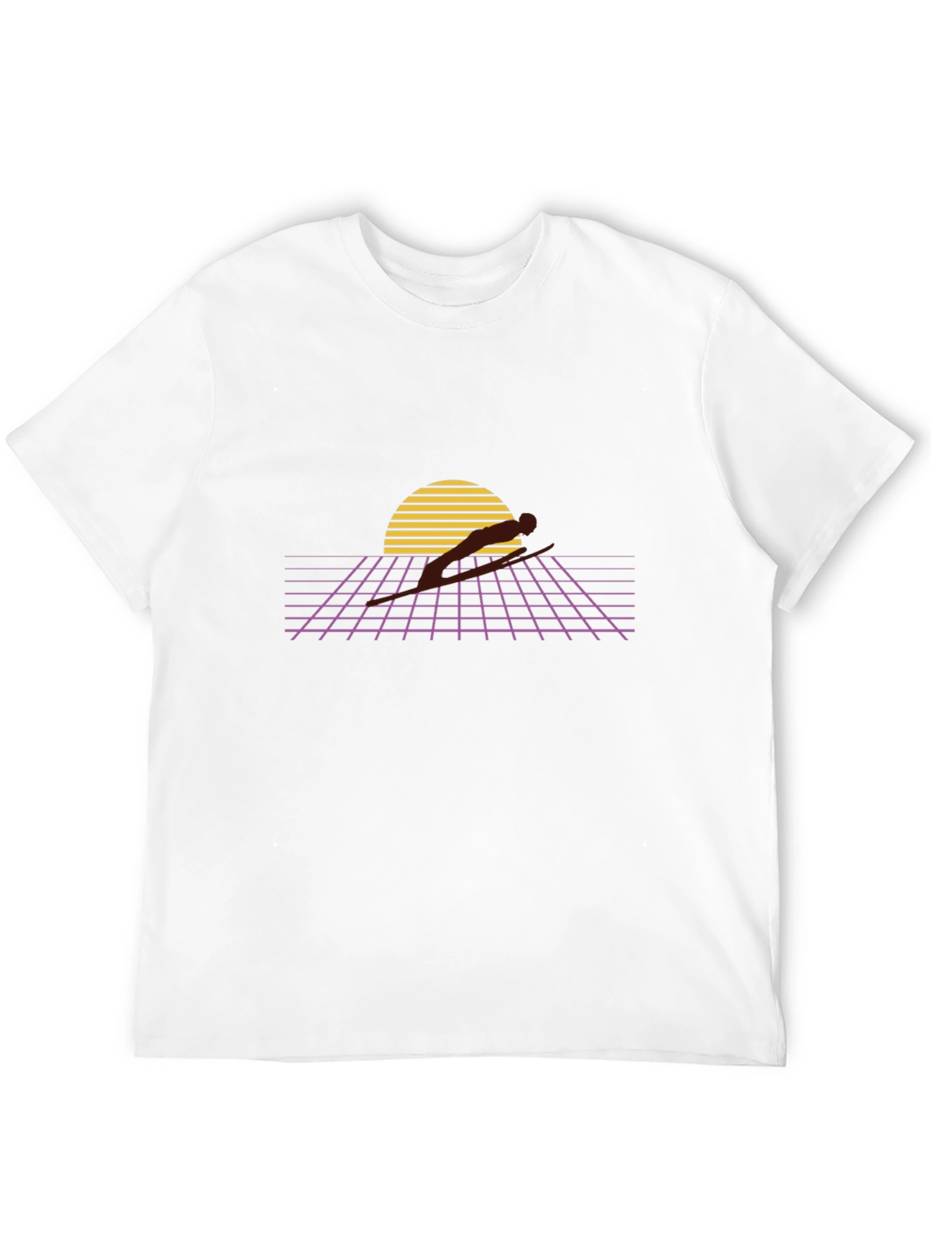 Retro Sunset Runner Graphic Tee