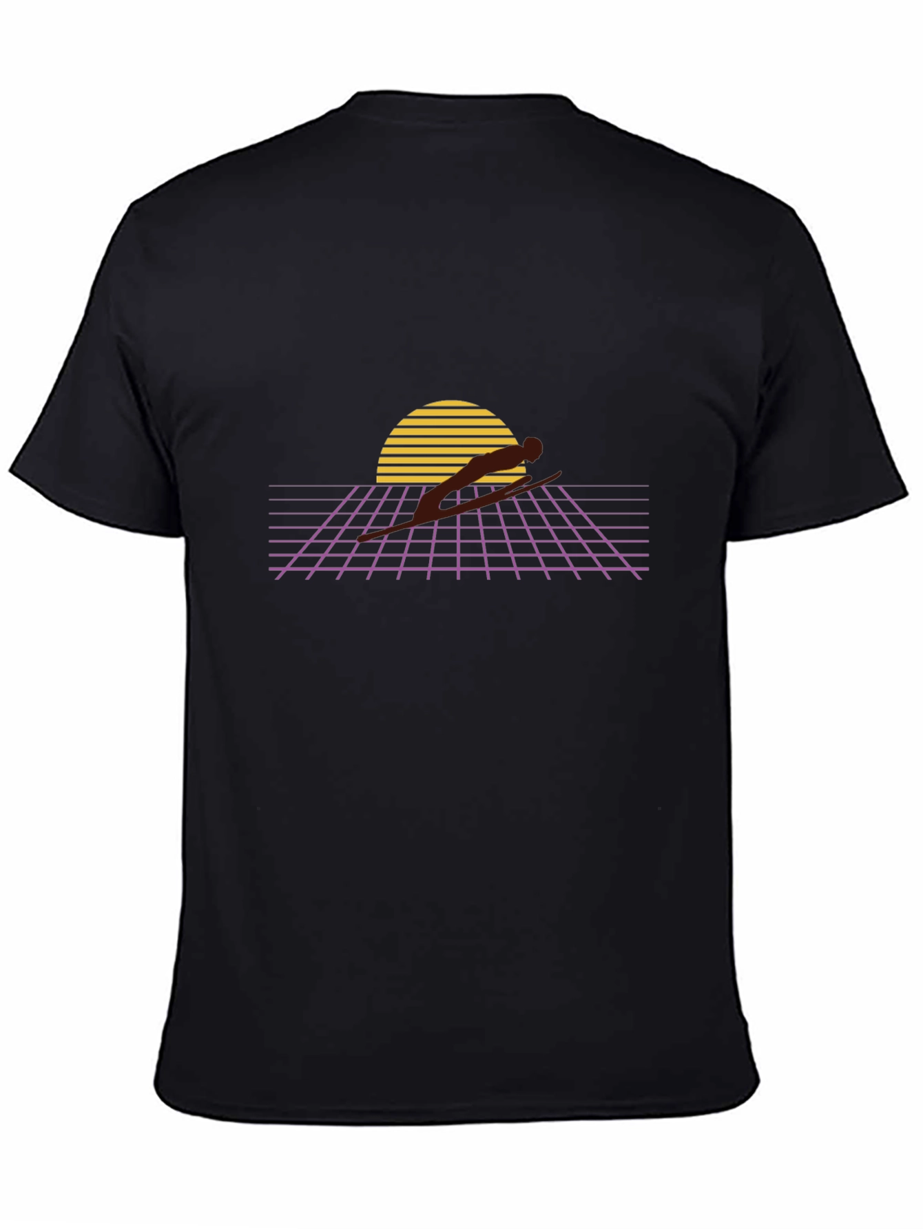 Retro Sunset Runner Graphic Tee