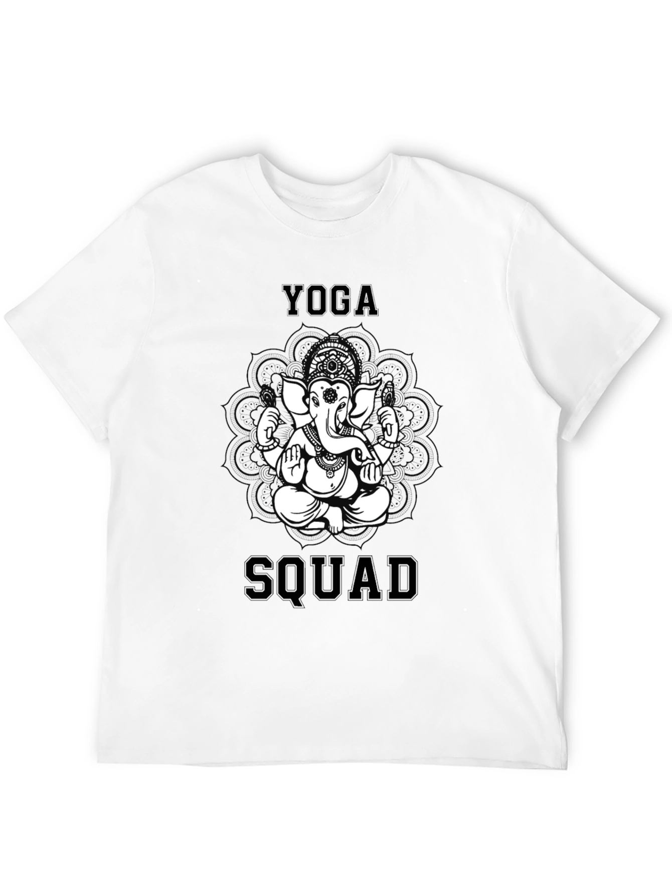 Yoga Squad Graphic Tee - Unisex Black T-Shirt