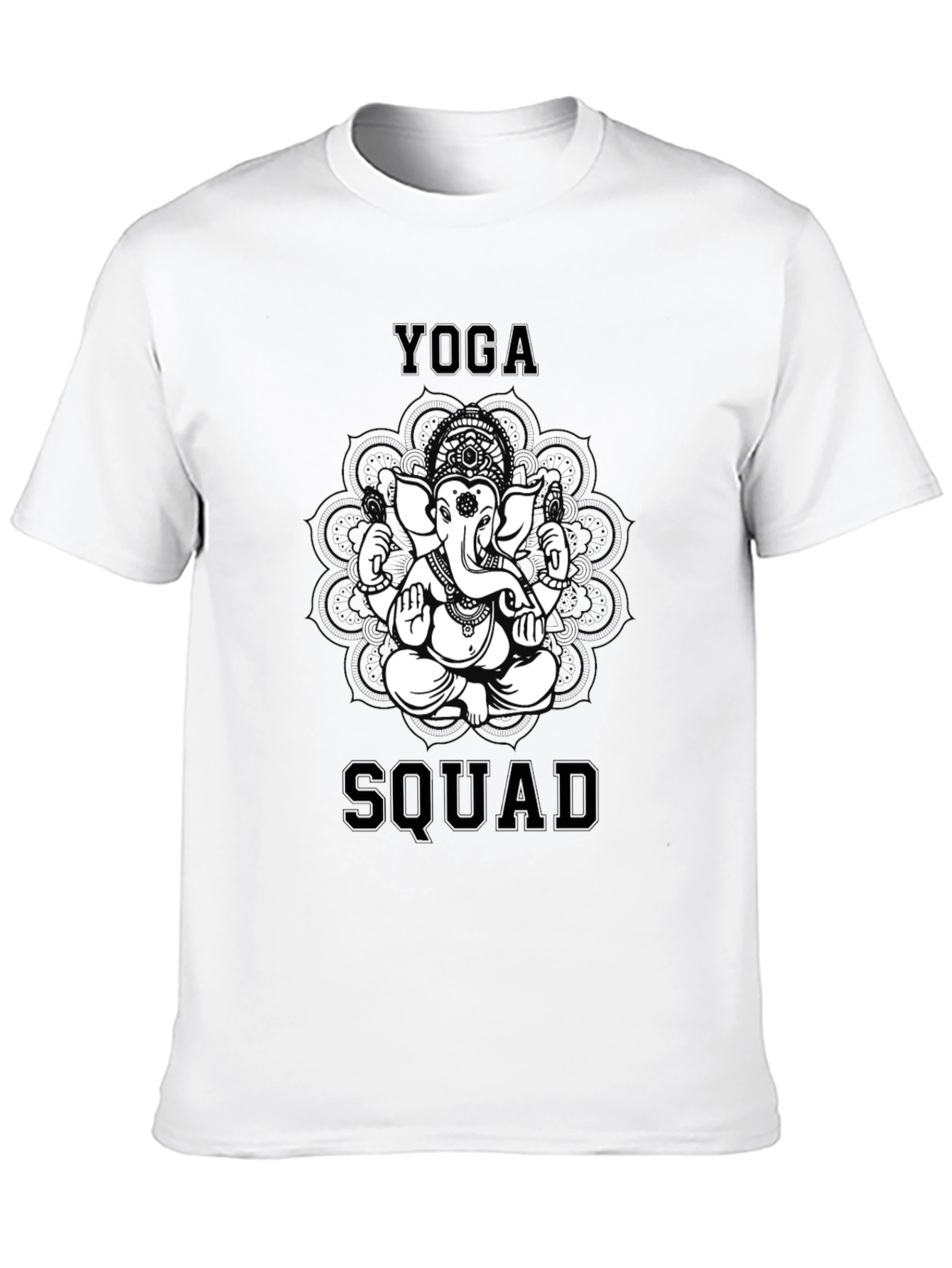Yoga Squad Graphic Tee - Unisex Black T-Shirt