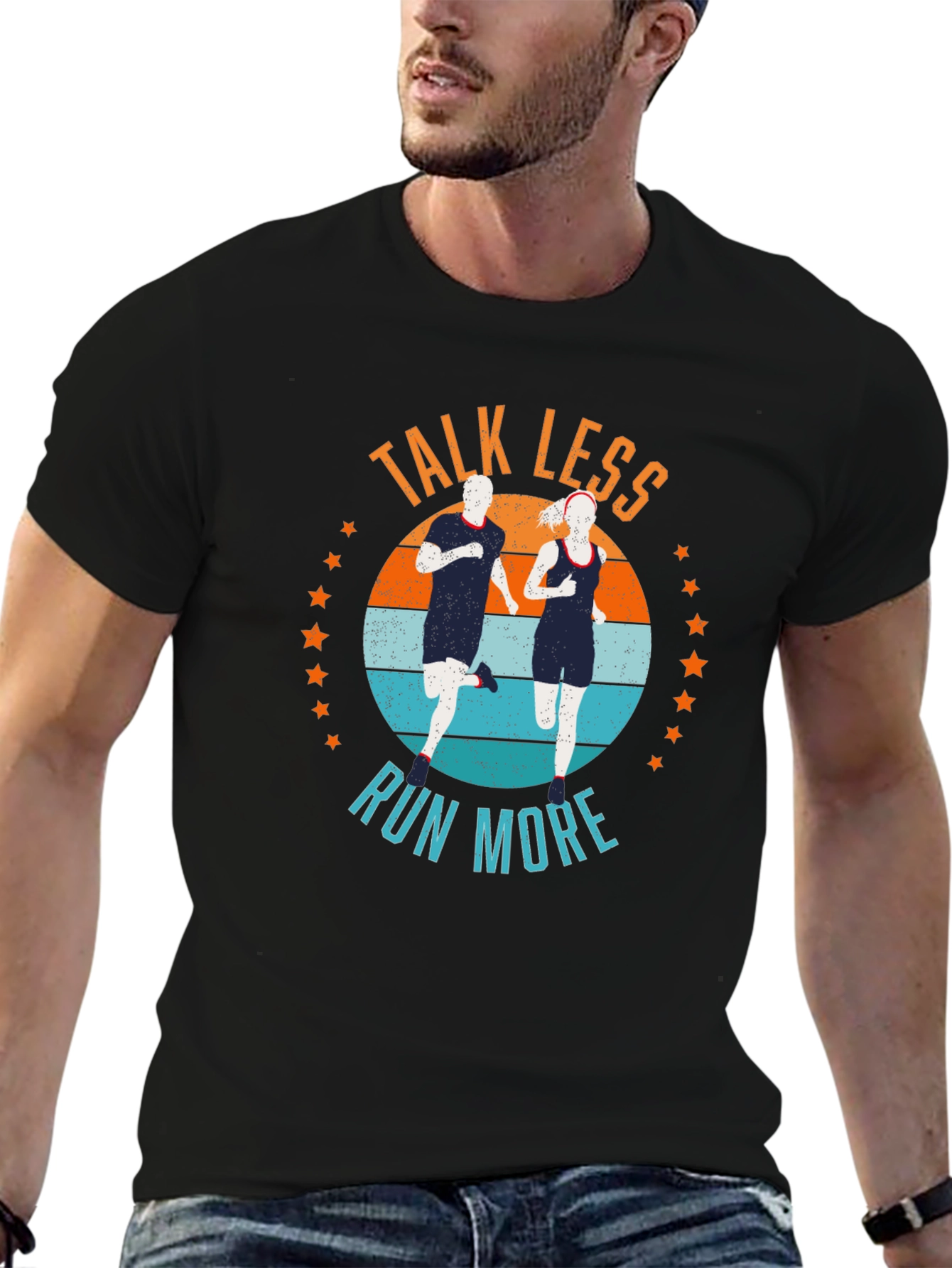 Talk Less Run More Graphic Tee