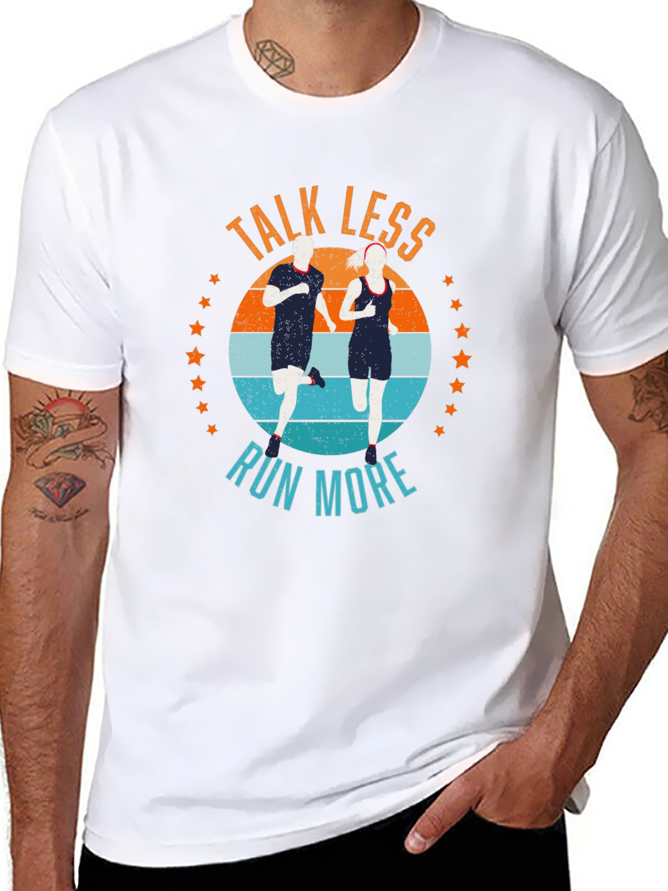Talk Less Run More Graphic Tee