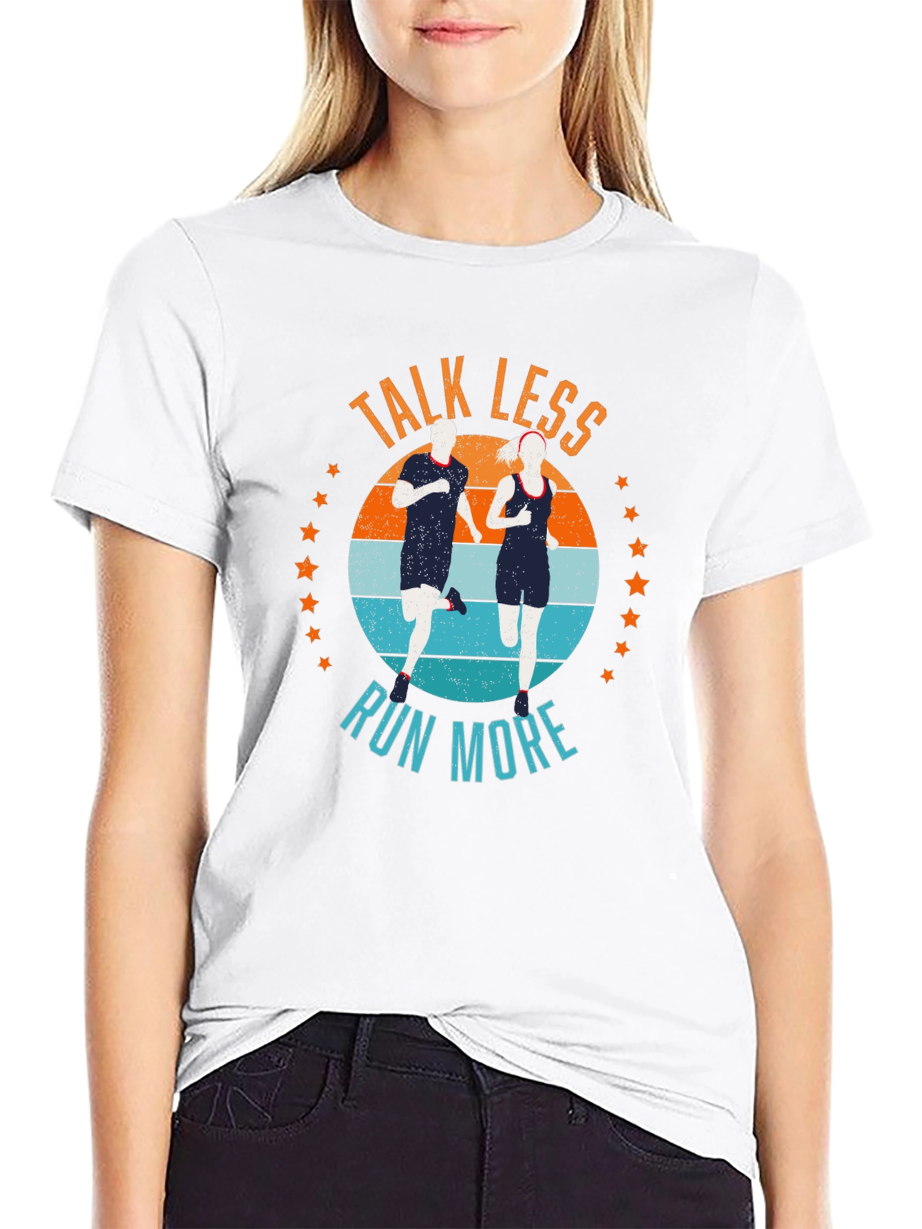 Talk Less Run More Graphic Tee
