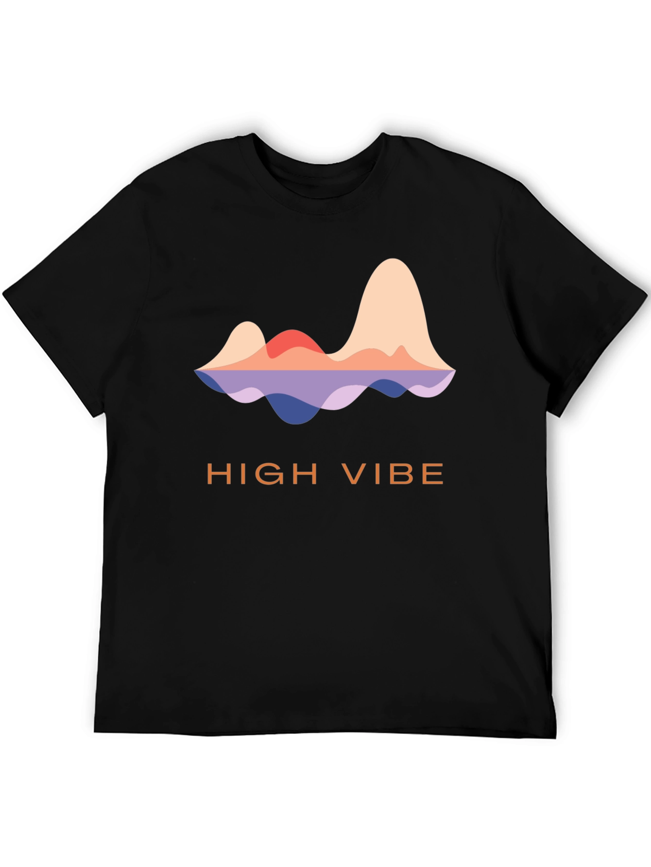 High Vibe T-Shirt - Mountain Sunset Graphic Tee