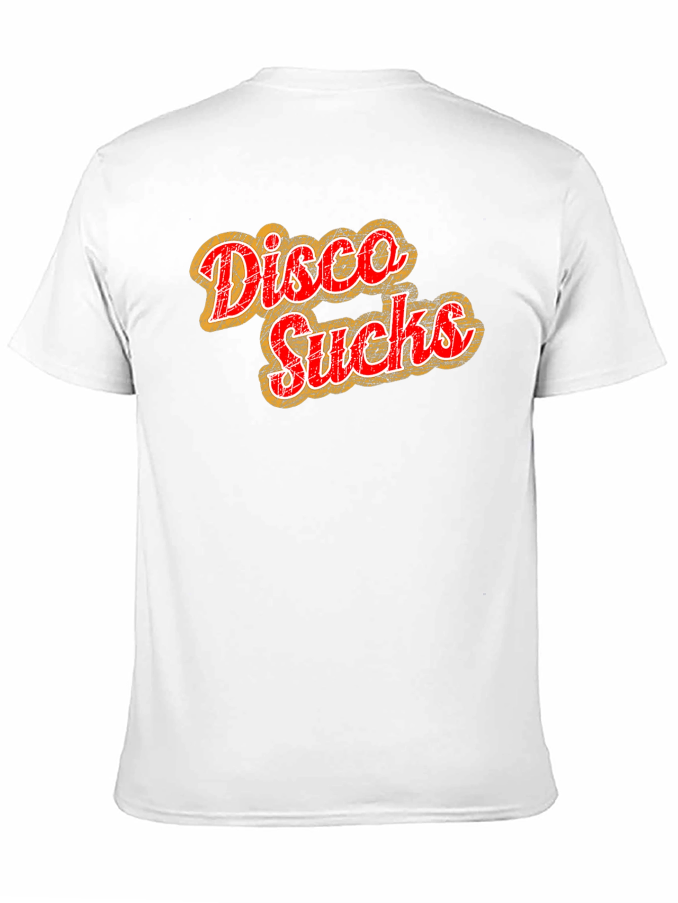 Disco Sucks Graphic Tee - Retro Style Black T-Shirt