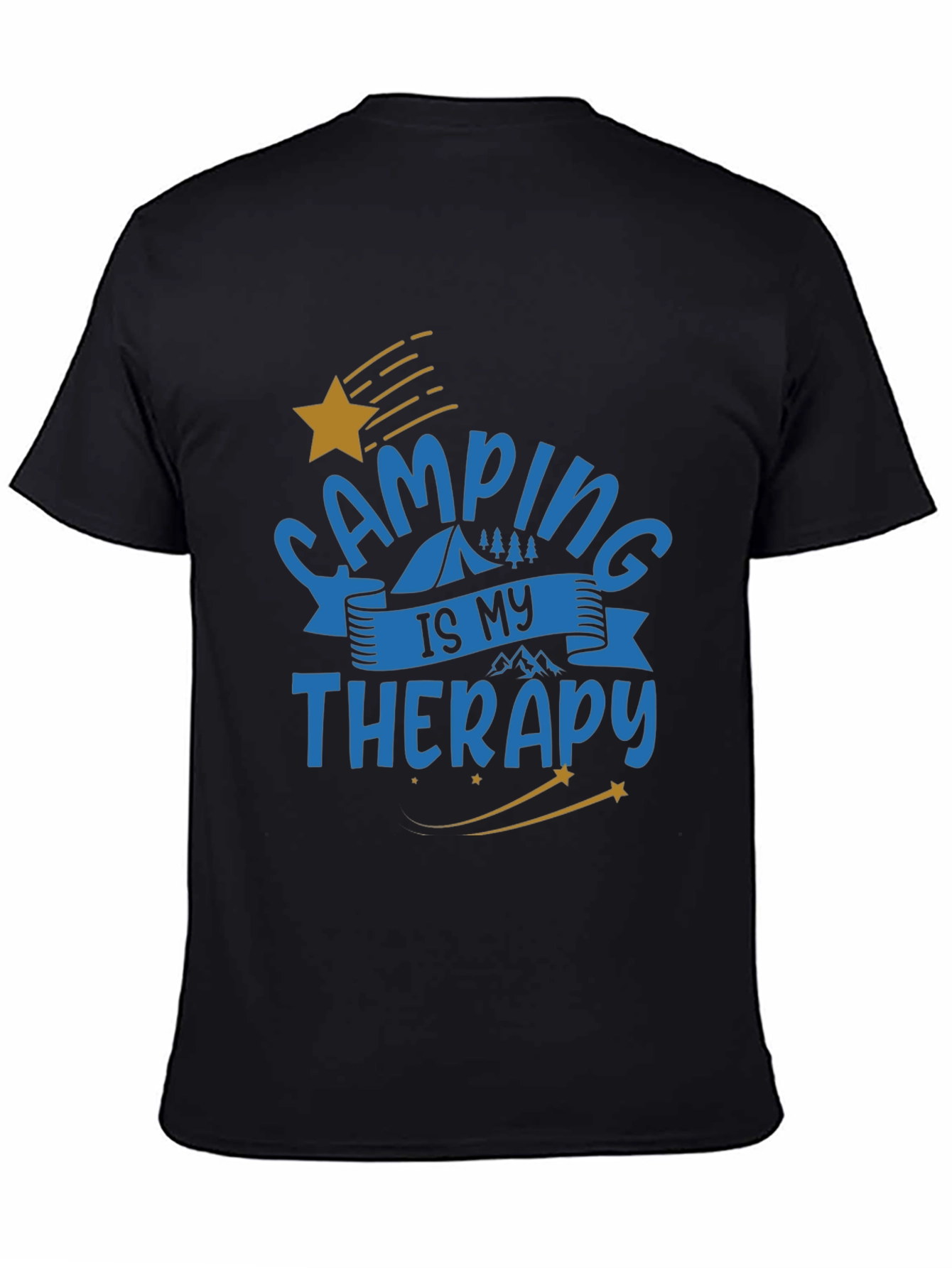 Camping is My Therapy Graphic T-Shirt