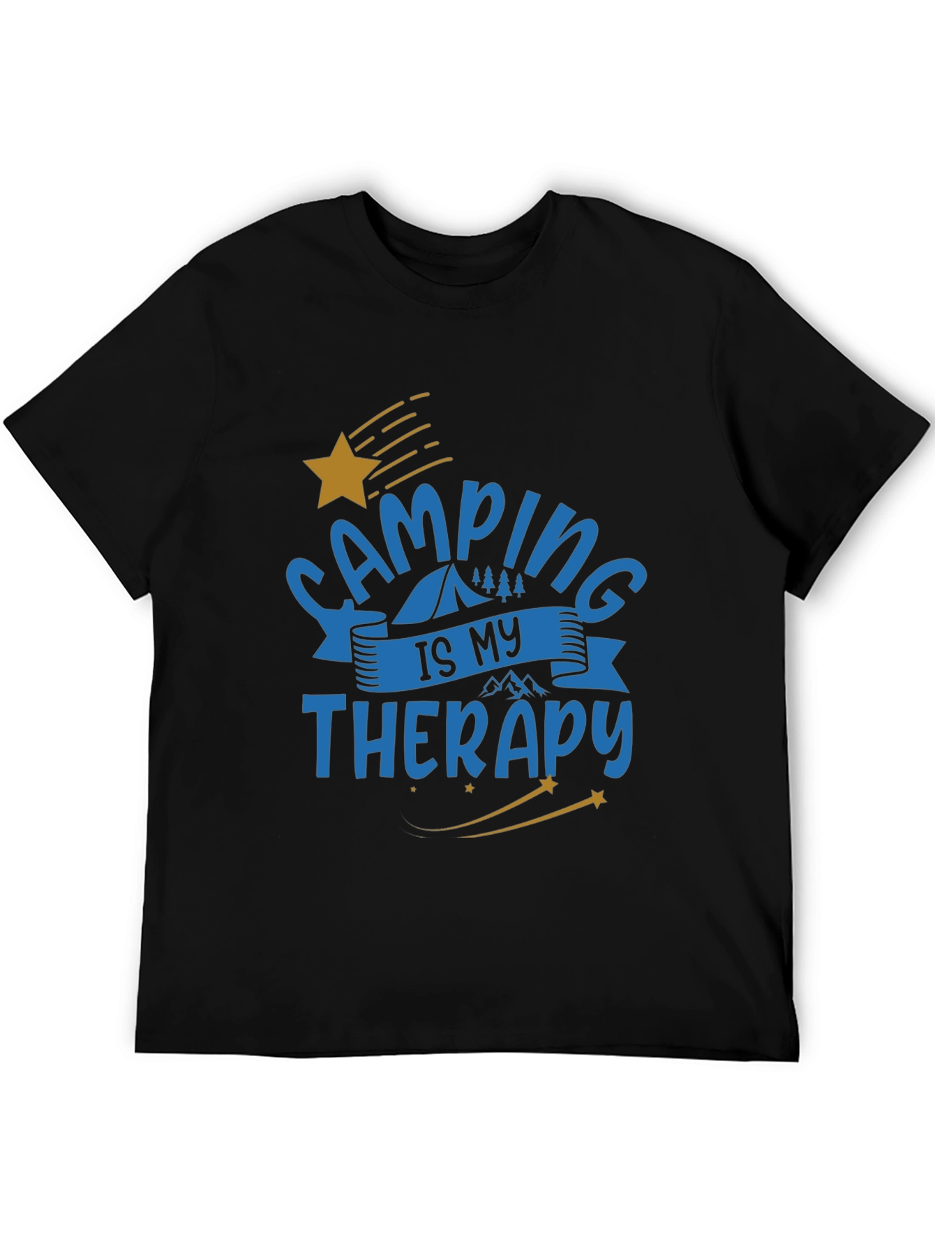 Camping is My Therapy Graphic T-Shirt