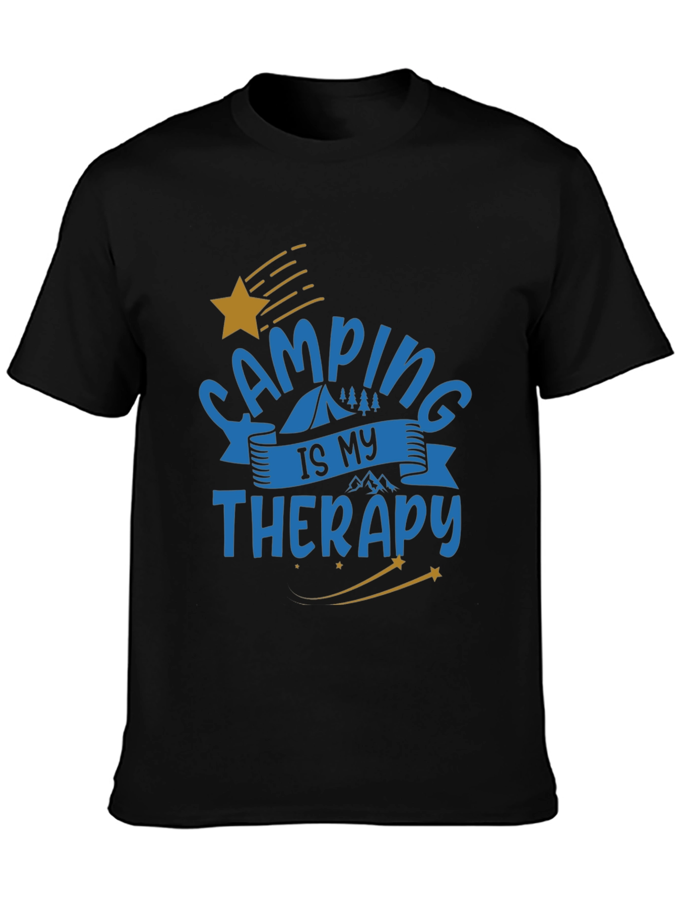 Camping is My Therapy Graphic T-Shirt