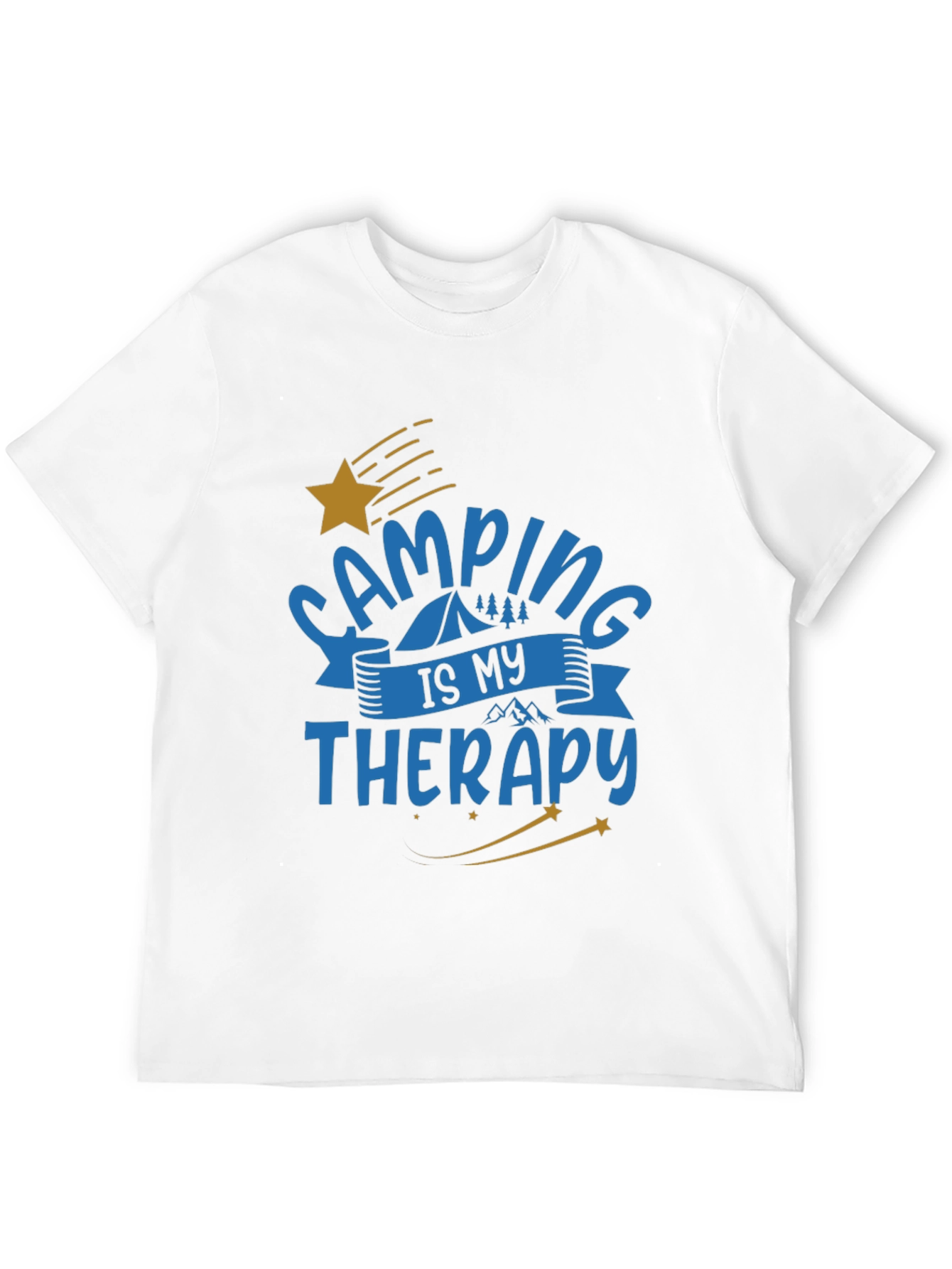 Camping is My Therapy Graphic T-Shirt