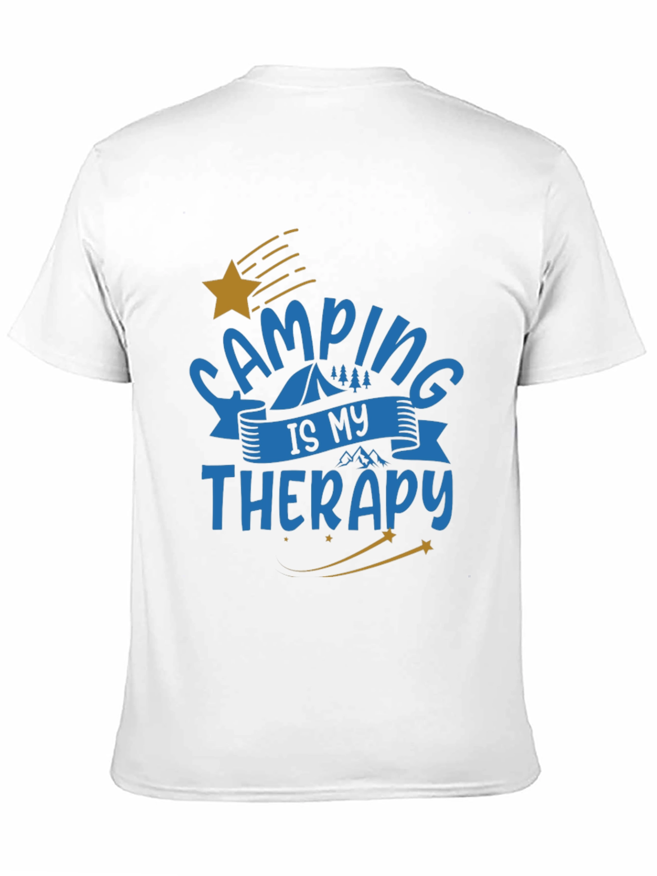 Camping is My Therapy Graphic T-Shirt