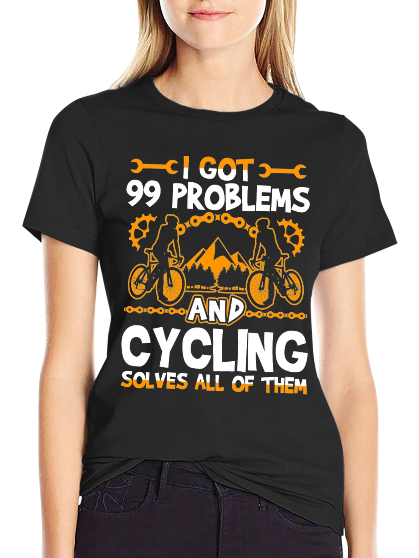 Cycling Solves All Problems T-Shirt