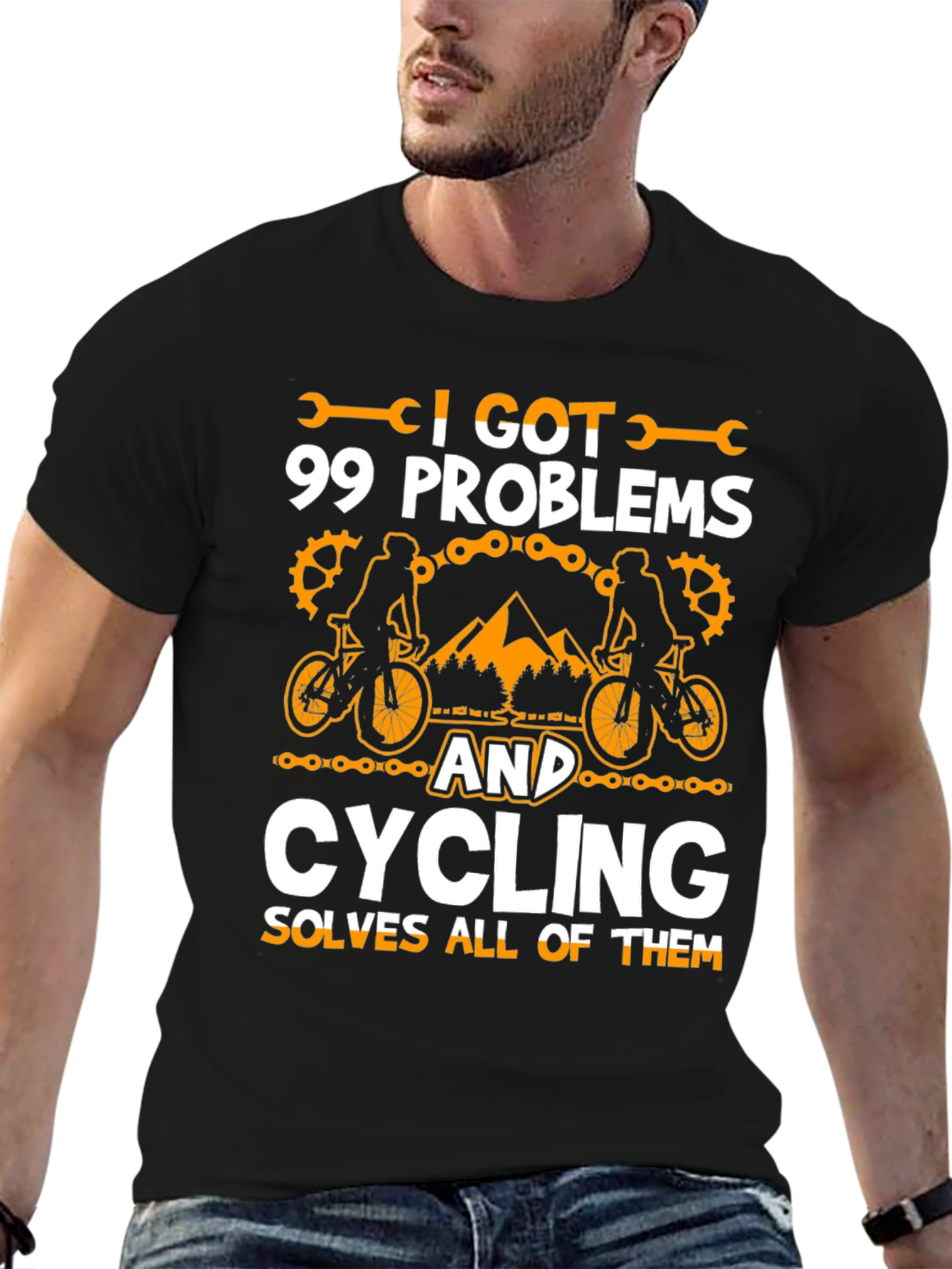Cycling Solves All Problems T-Shirt