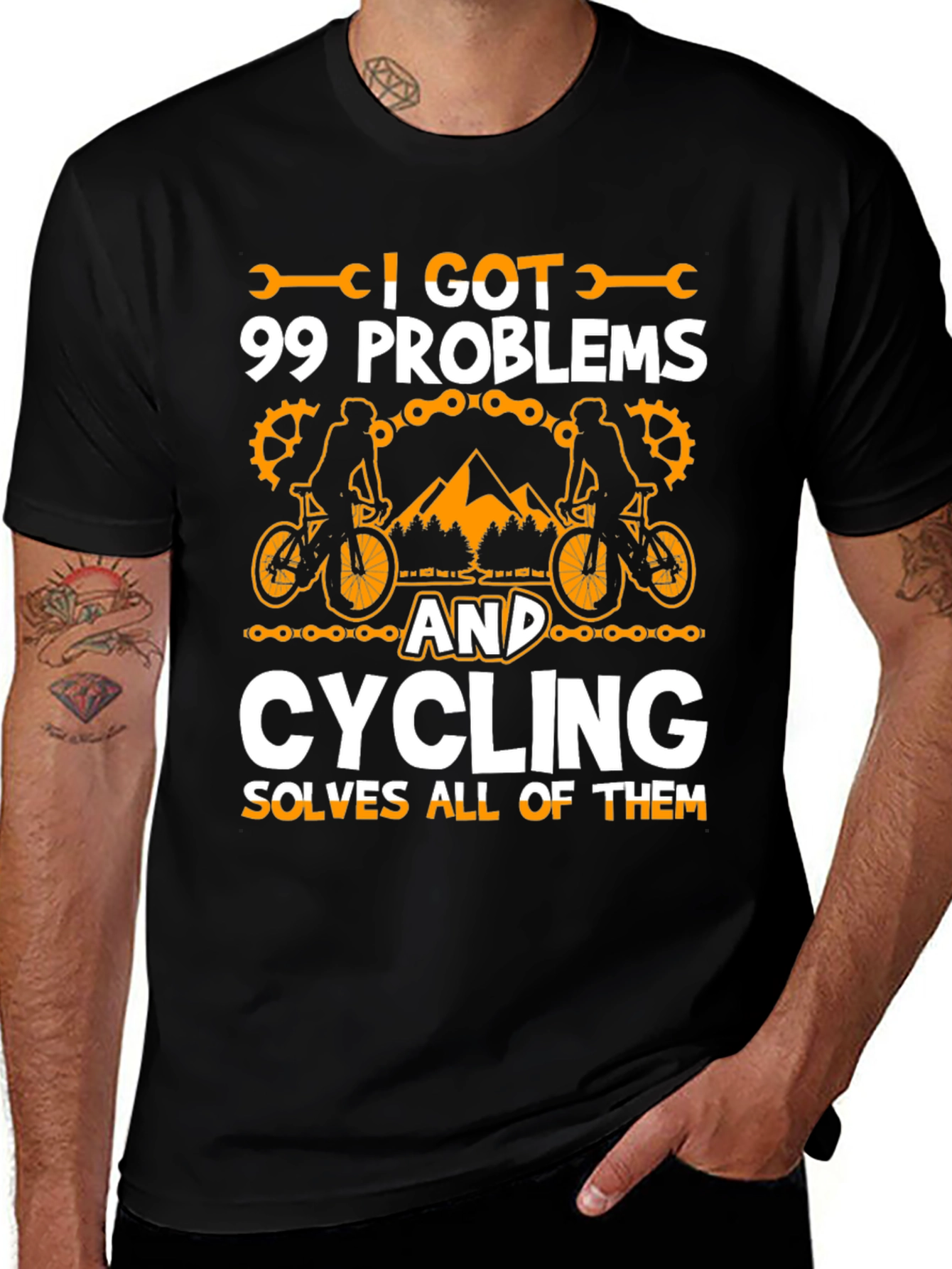 Cycling Solves All Problems T-Shirt
