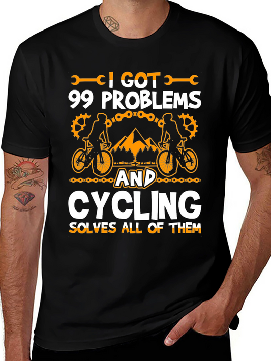 Cycling Solves All Problems T-Shirt