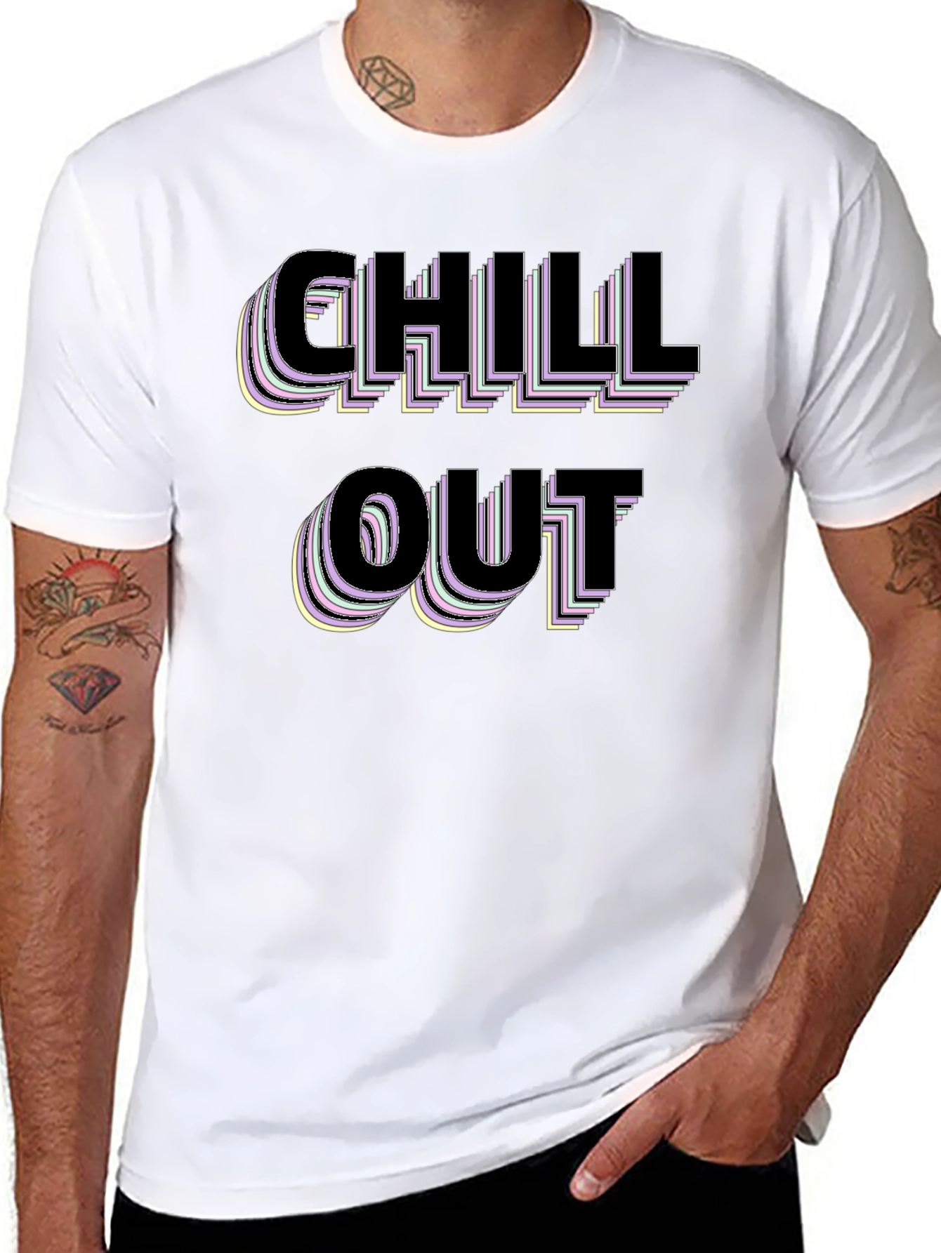 Chill Out Graphic Tee - Stylish Comfort