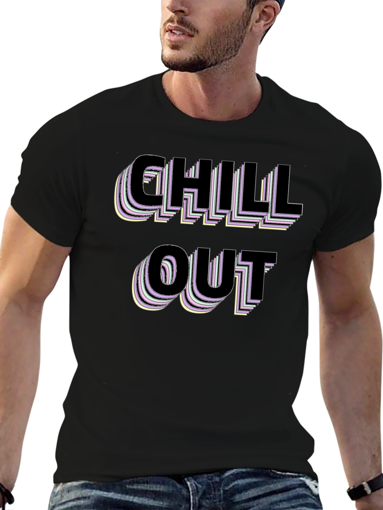 Chill Out Graphic Tee - Stylish Comfort