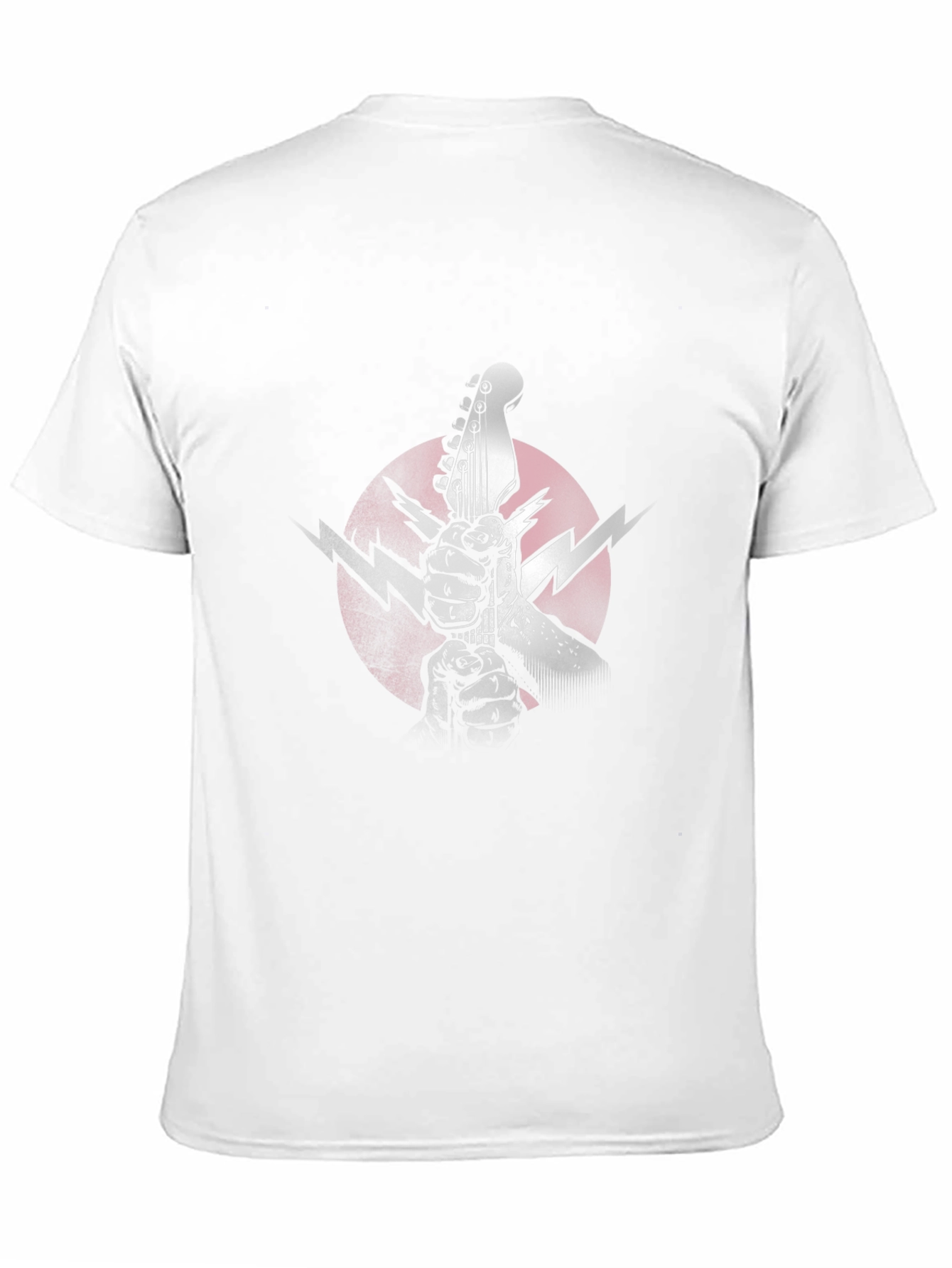 Electric Guitar Lightning Bolt Graphic Tee