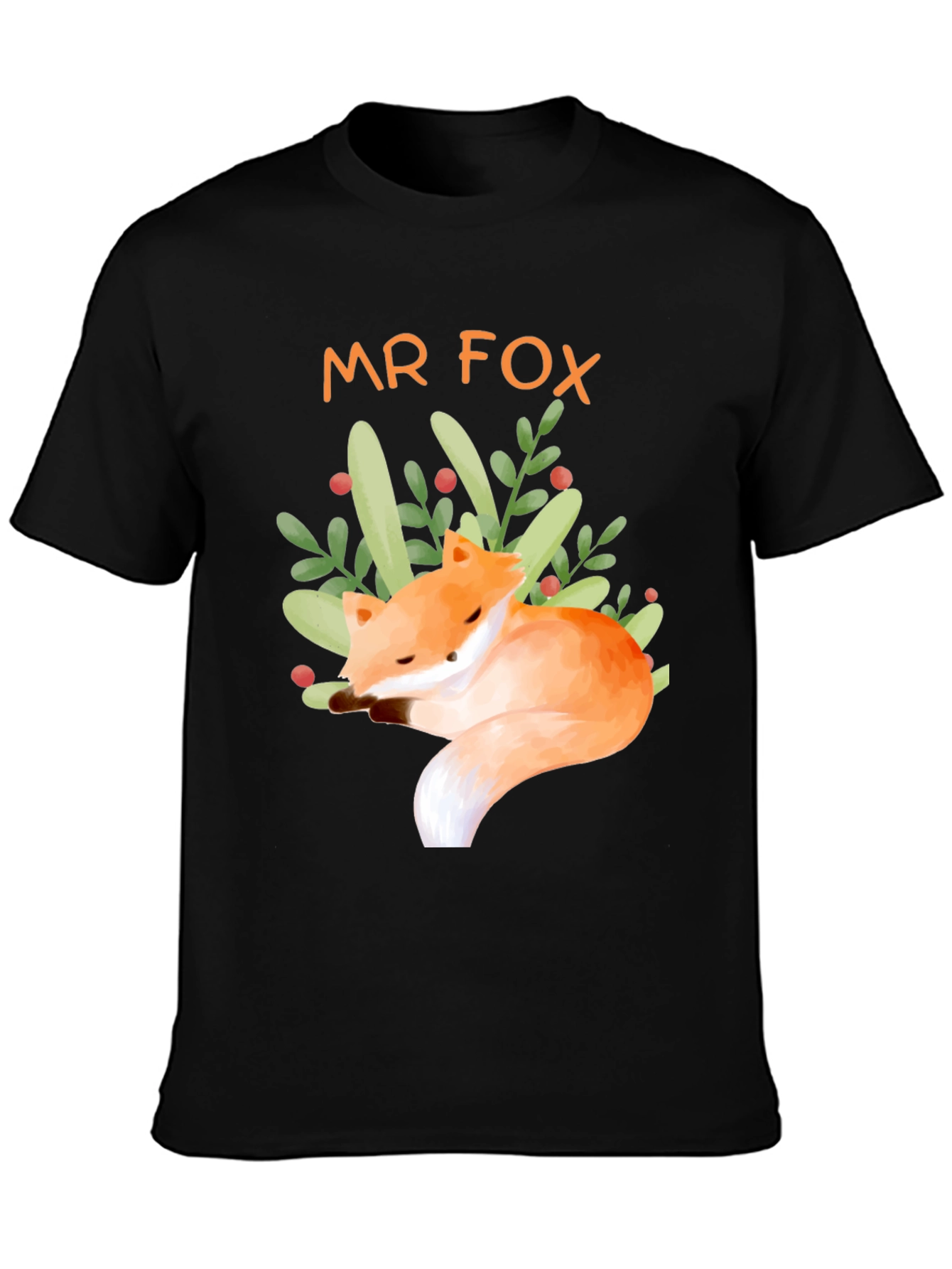 Mr. Fox Graphic T-Shirt - Cute Animal Tee