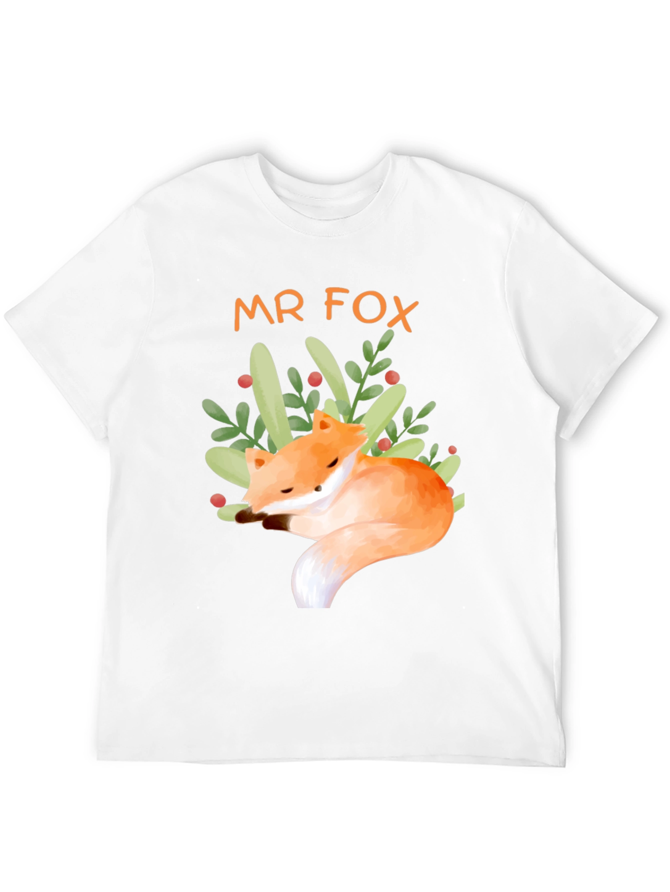 Mr. Fox Graphic T-Shirt - Cute Animal Tee