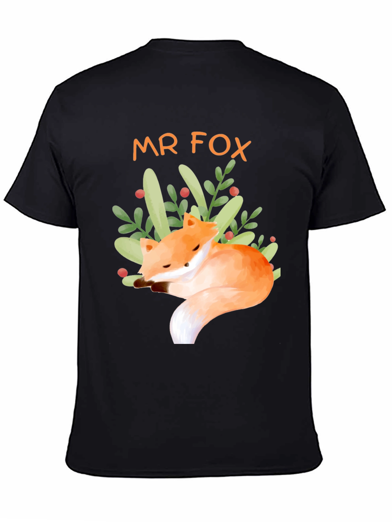 Mr. Fox Graphic T-Shirt - Cute Animal Tee