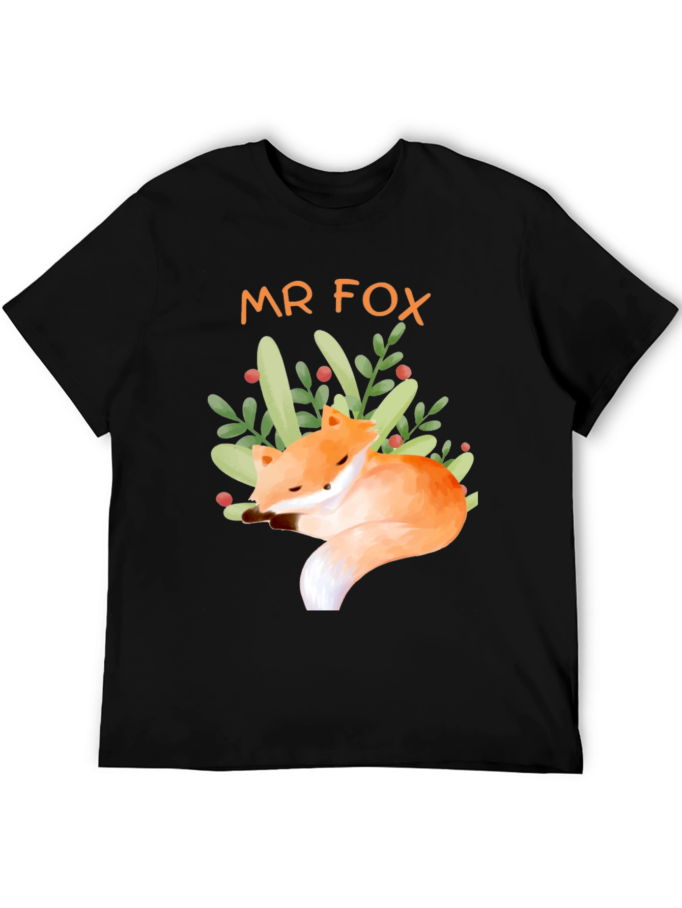 Mr. Fox Graphic T-Shirt - Cute Animal Tee