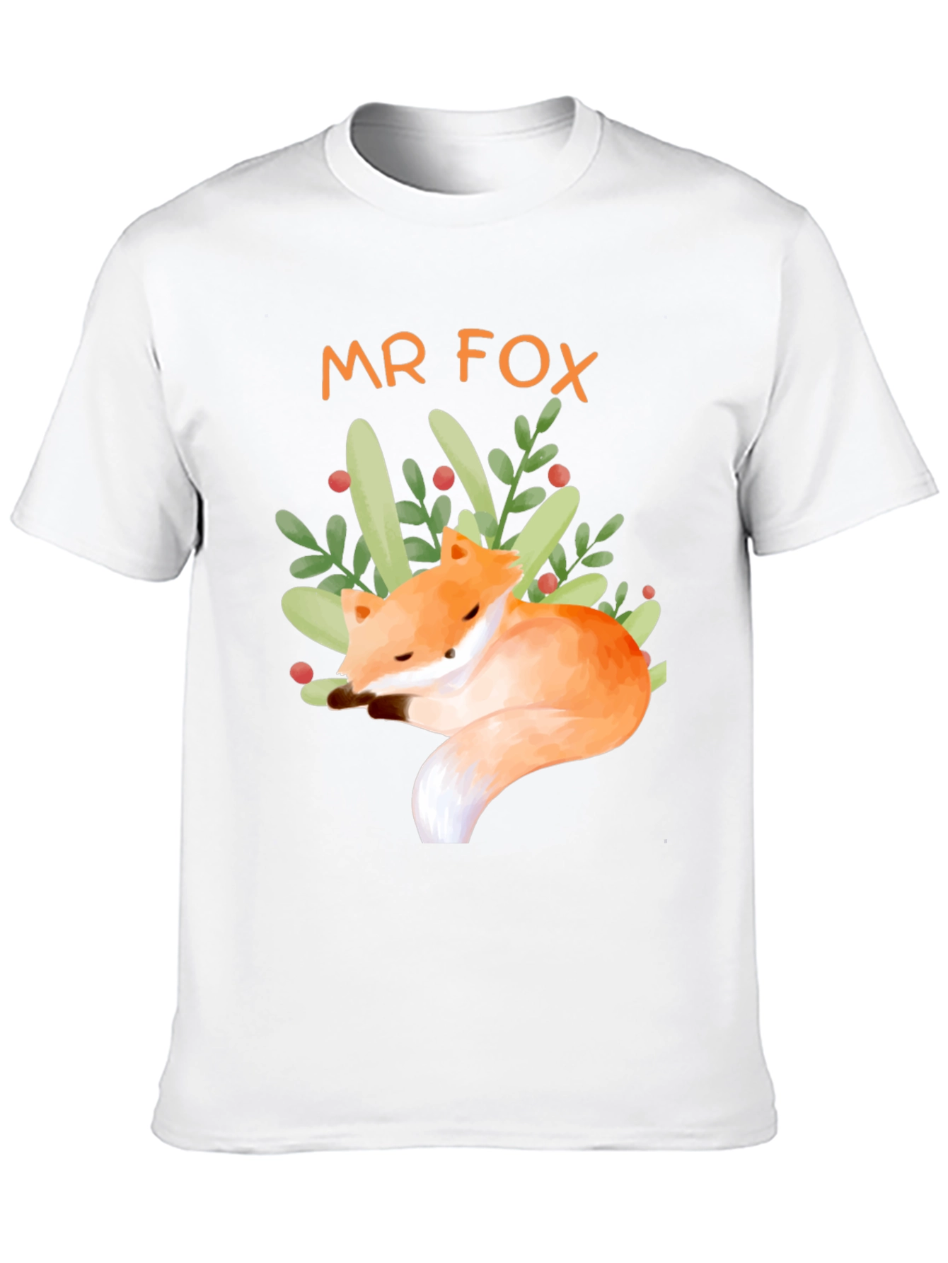 Mr. Fox Graphic T-Shirt - Cute Animal Tee