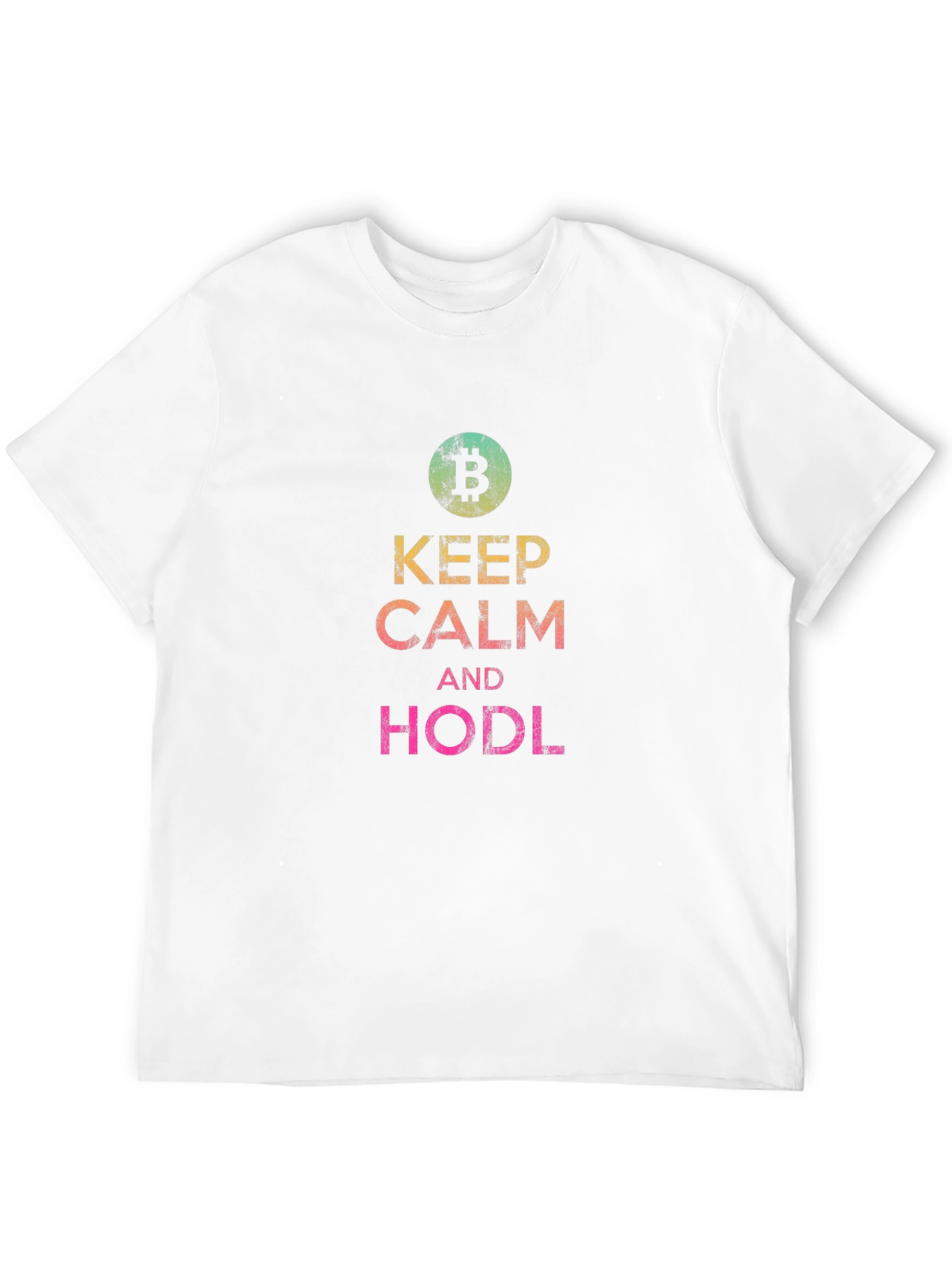 Keep Calm and HODL Bitcoin Crypto T-Shirt