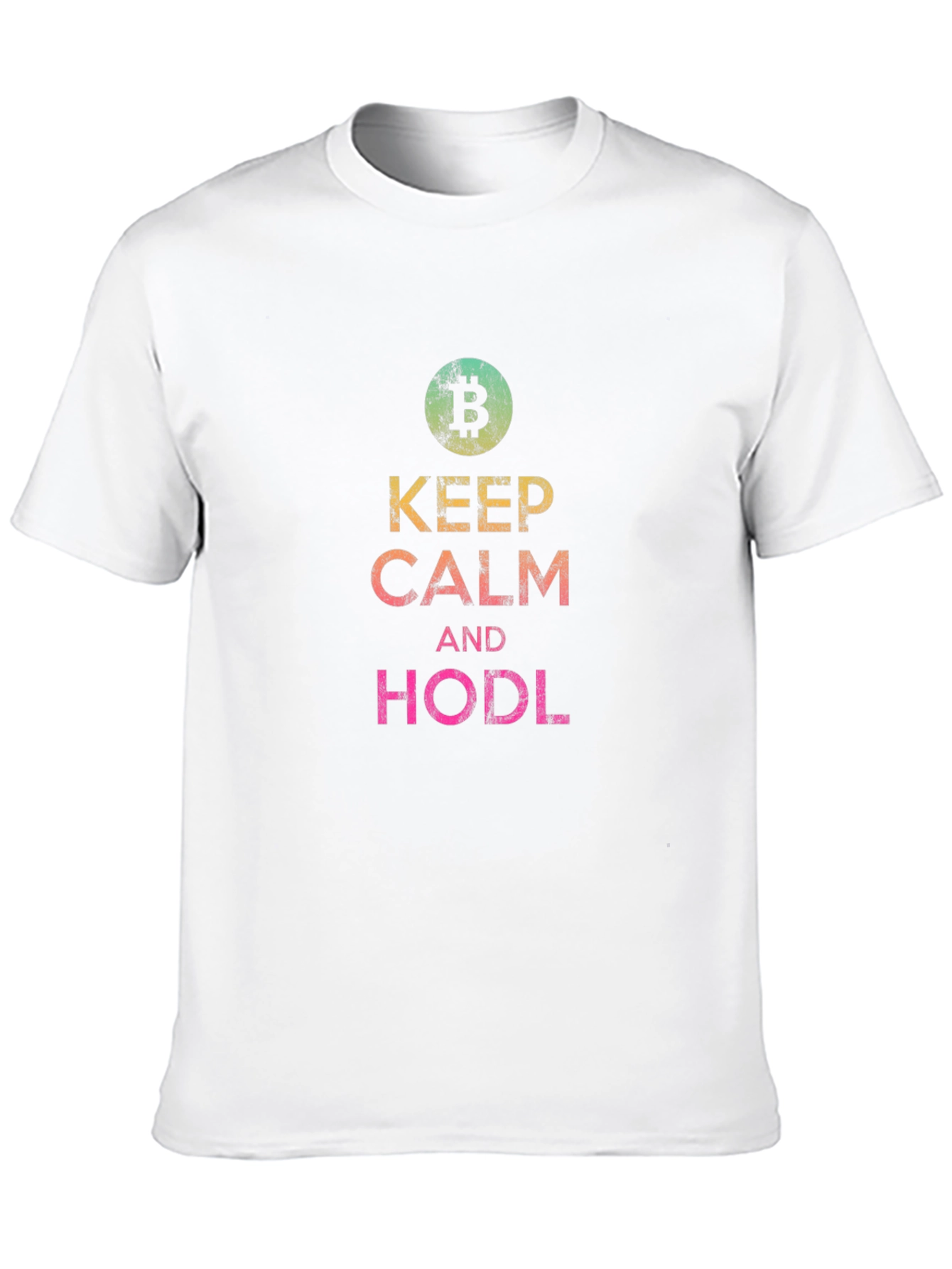 Keep Calm and HODL Bitcoin Crypto T-Shirt