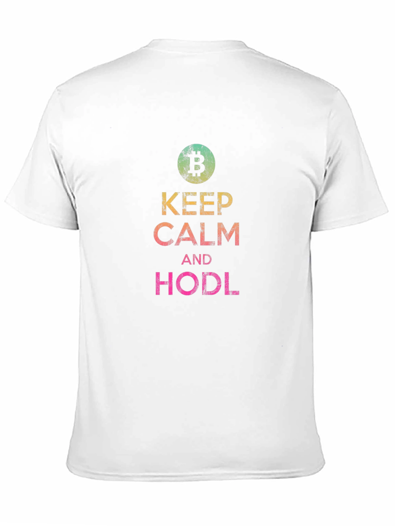 Keep Calm and HODL Bitcoin Crypto T-Shirt