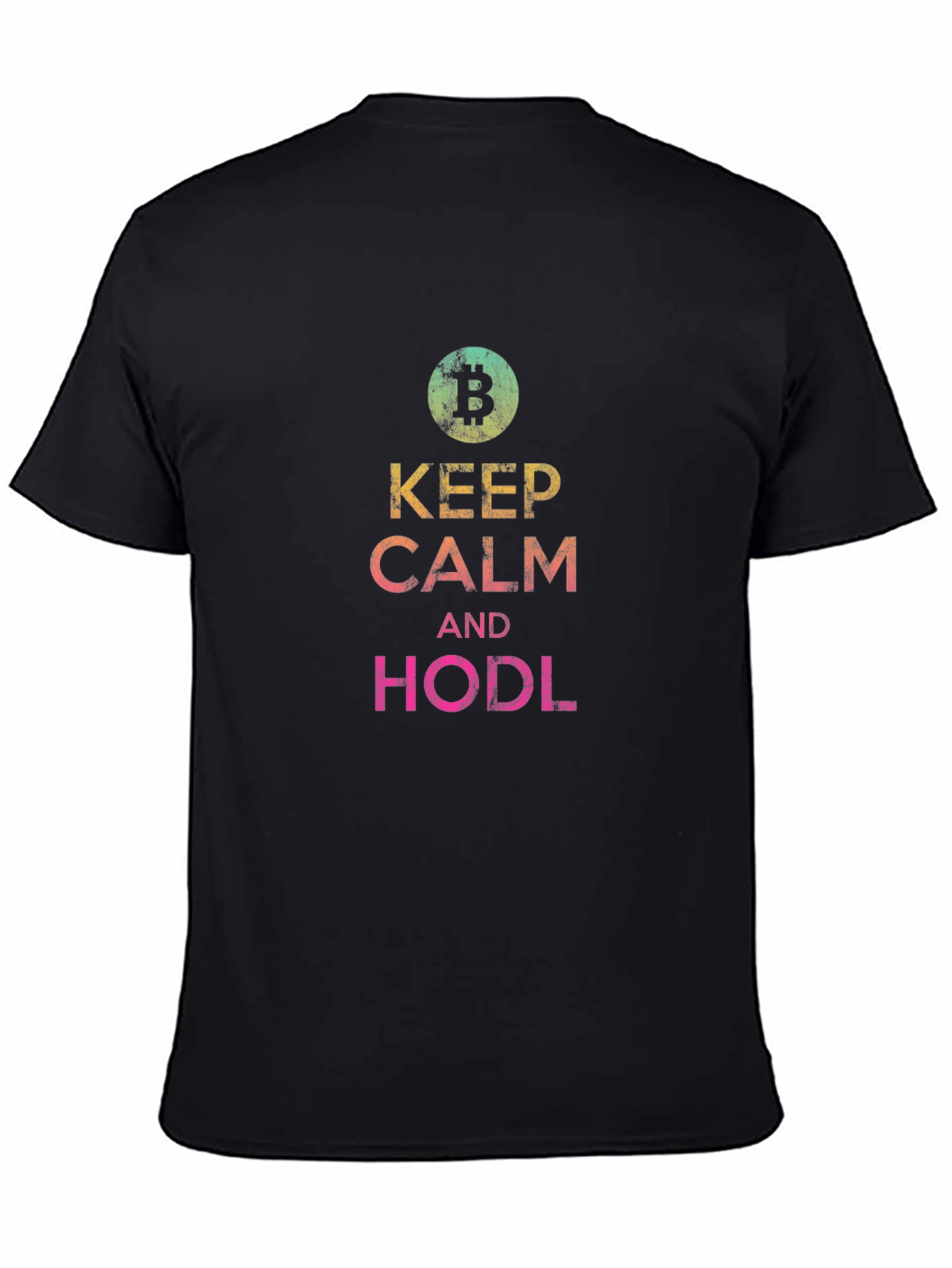 Keep Calm and HODL Bitcoin Crypto T-Shirt