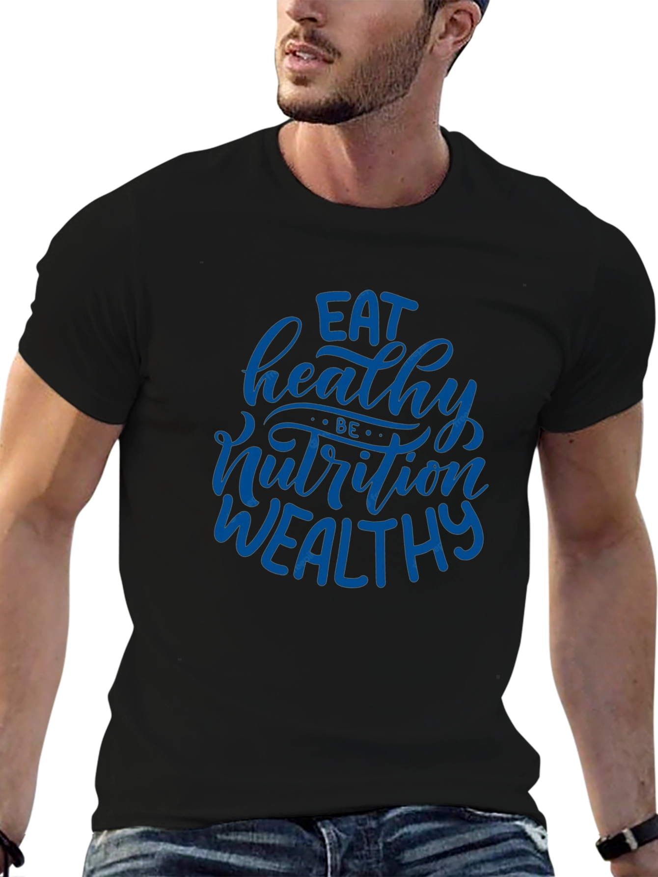 Eat Healthy T-Shirt - Nutrition & Wellness Tee
