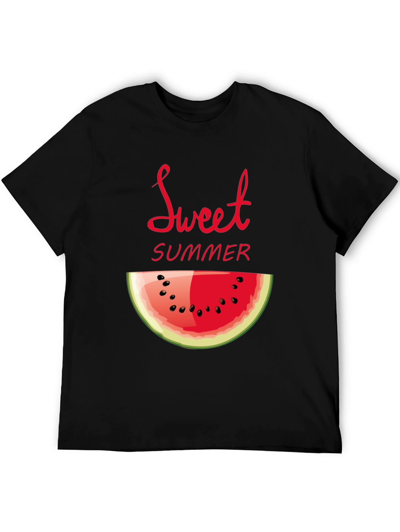 Sweet Summer Watermelon Graphic T-Shirt