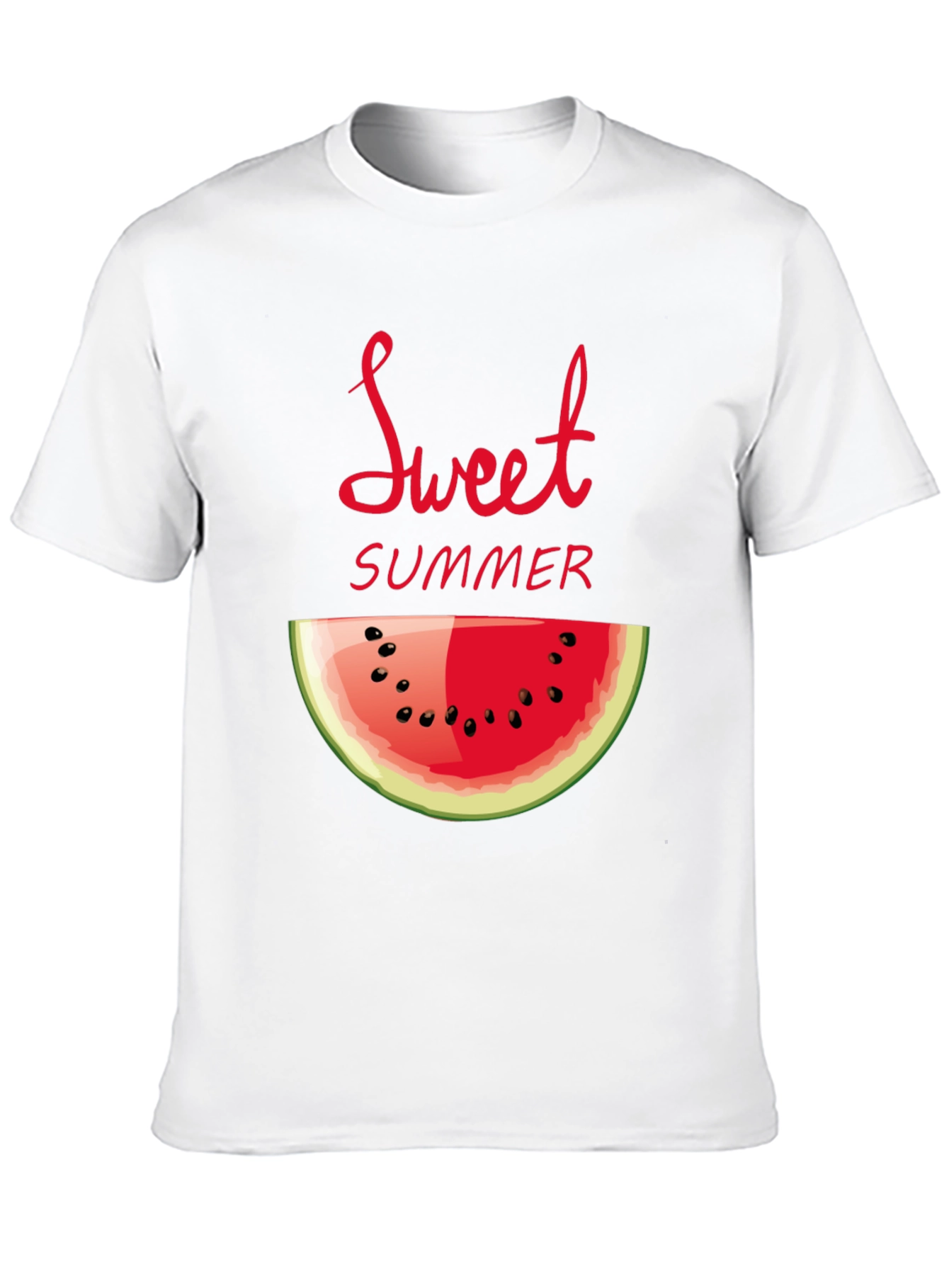 Sweet Summer Watermelon Graphic T-Shirt