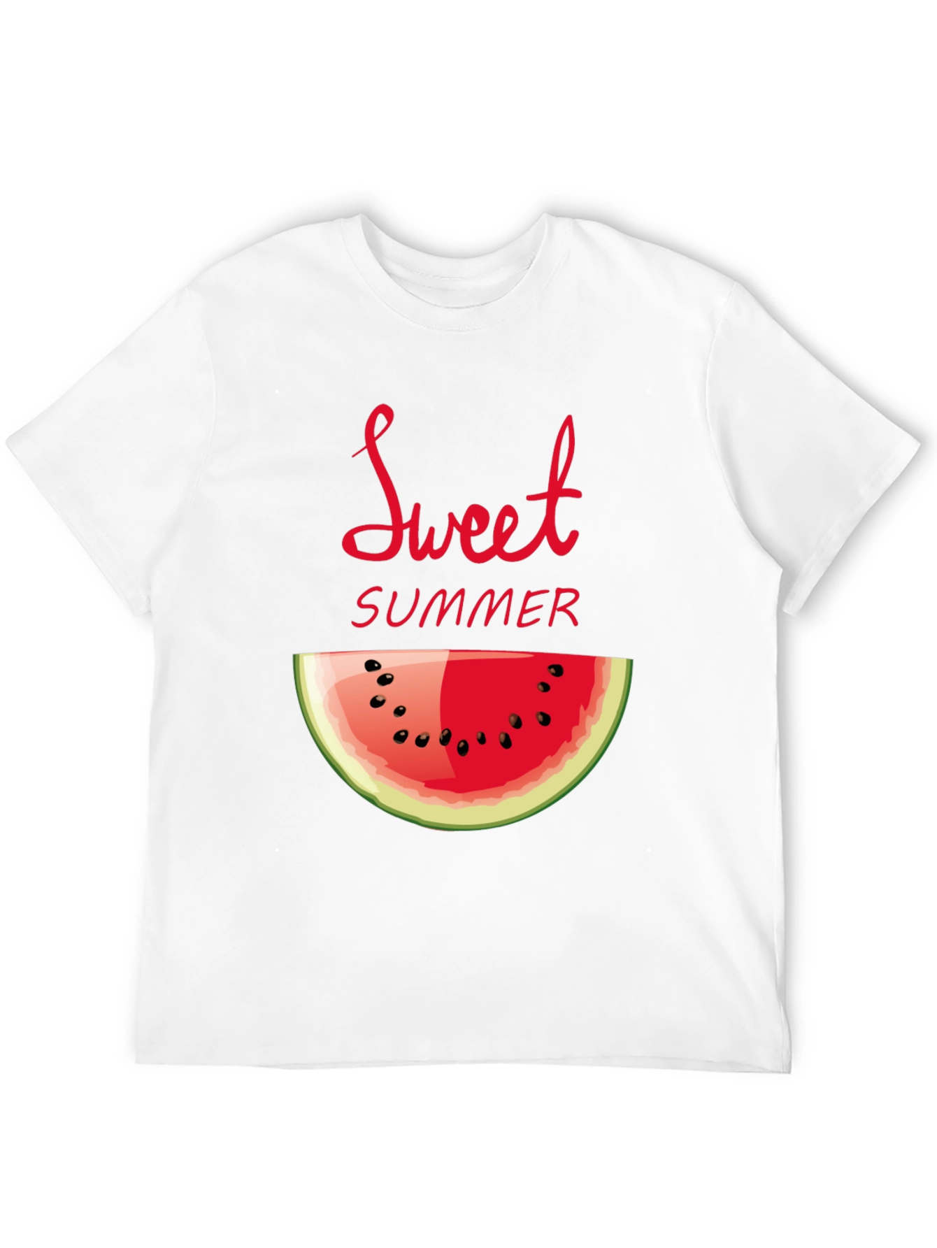 Sweet Summer Watermelon Graphic T-Shirt