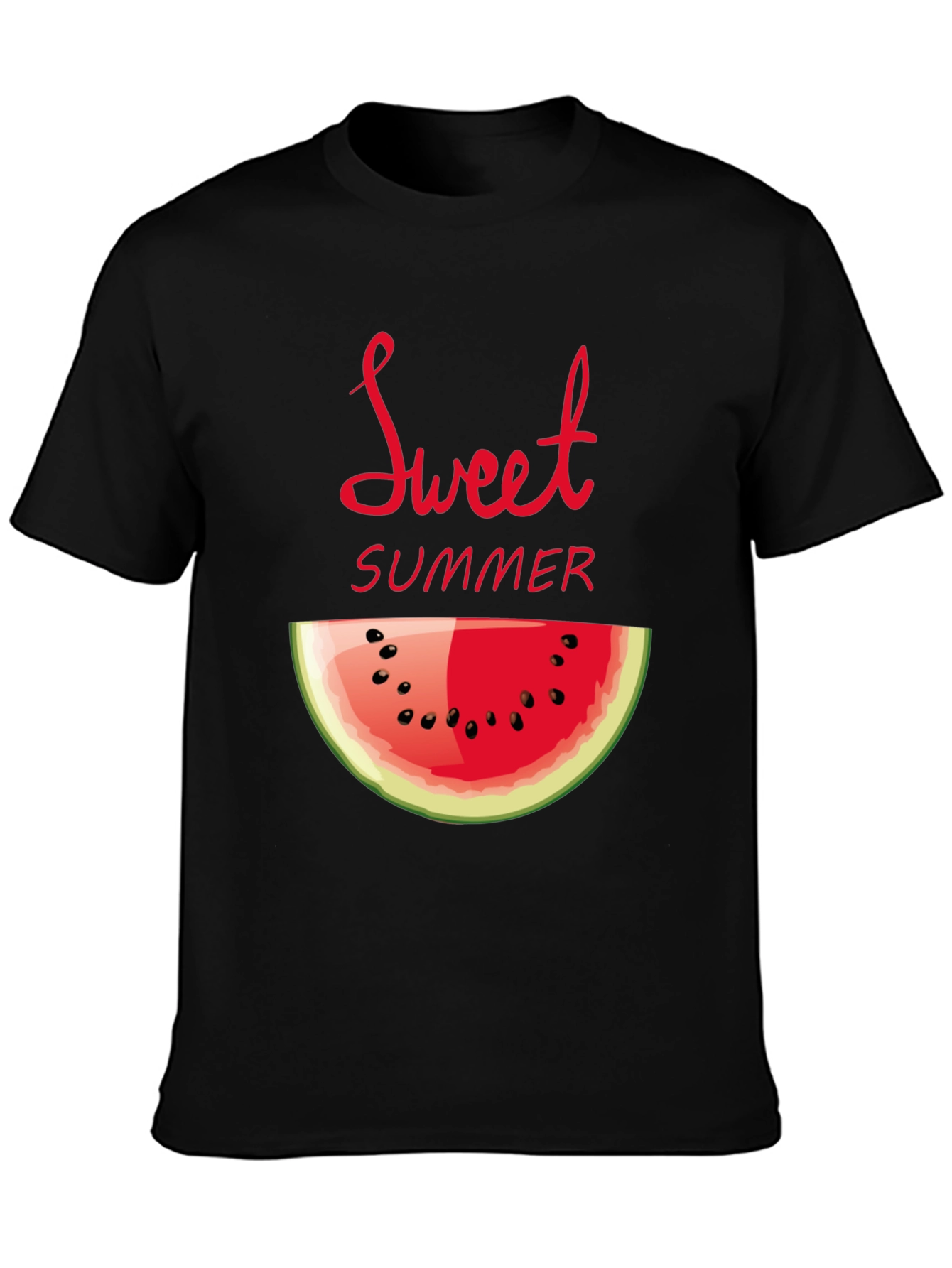 Sweet Summer Watermelon Graphic T-Shirt