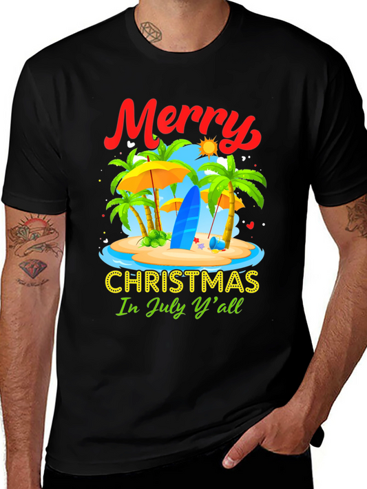 Merry Christmas in July Graphic T-Shirt