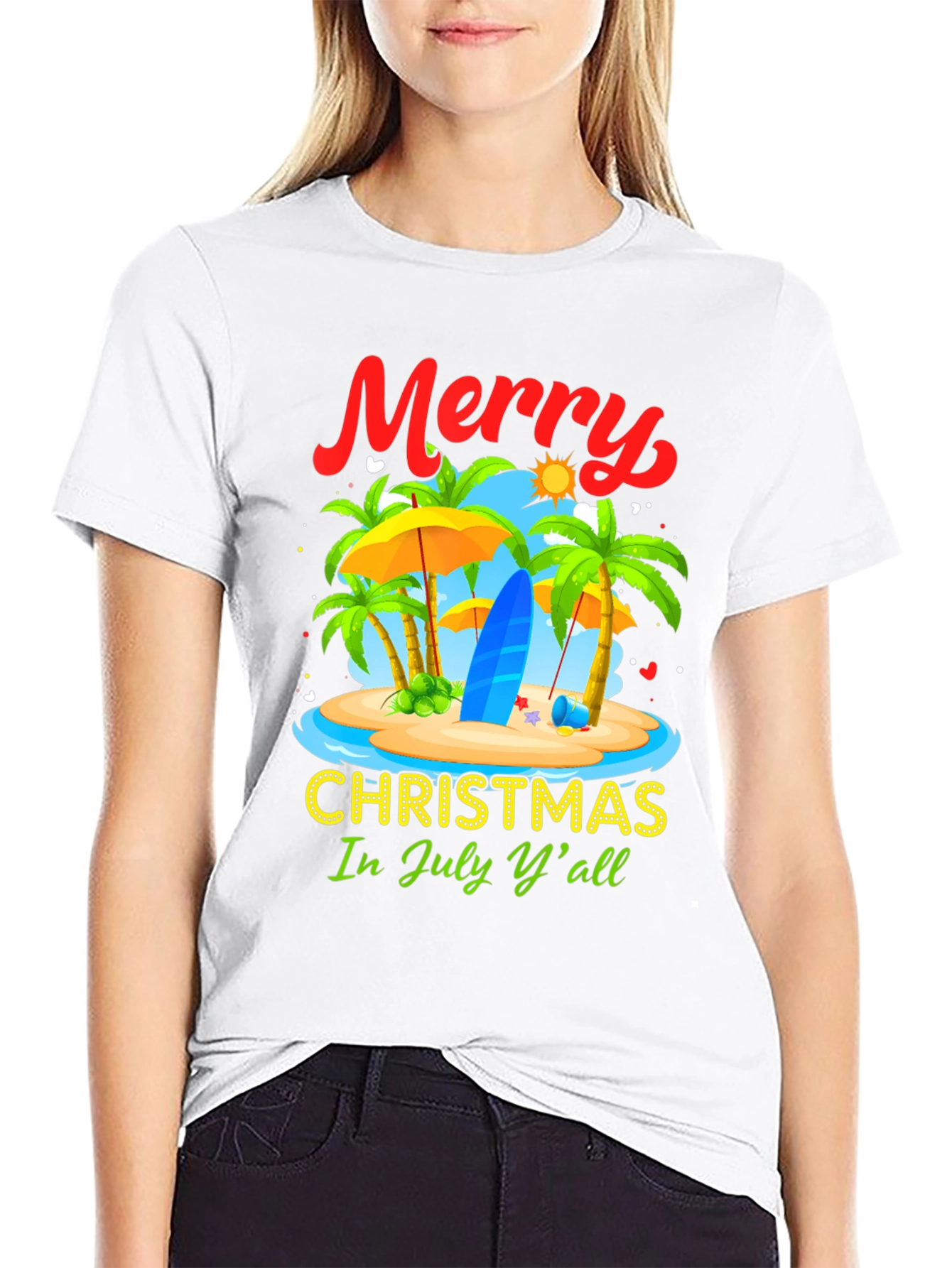 Merry Christmas in July Graphic T-Shirt