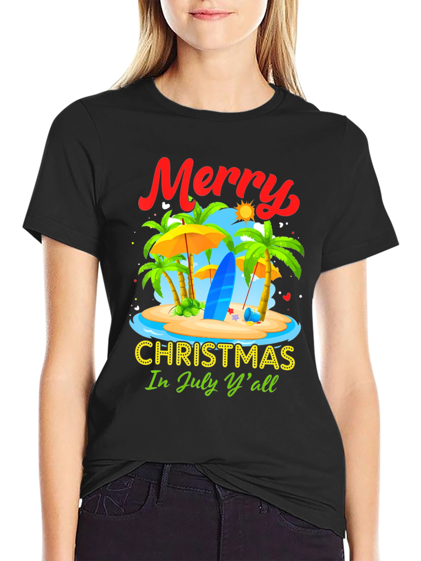 Merry Christmas in July Graphic T-Shirt