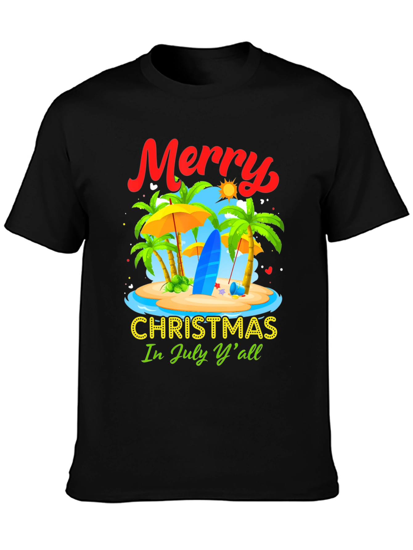 Merry Christmas in July Graphic T-Shirt