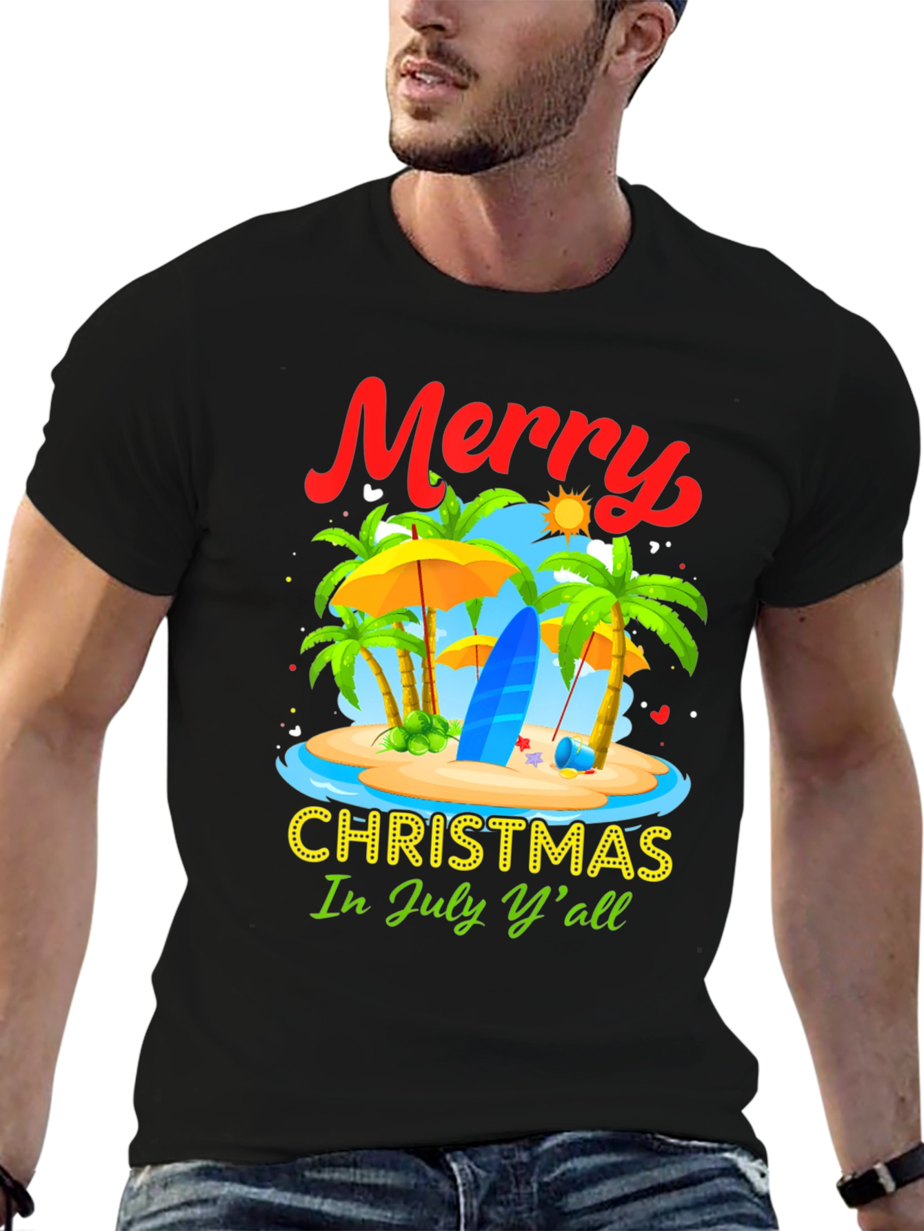 Merry Christmas in July Graphic T-Shirt