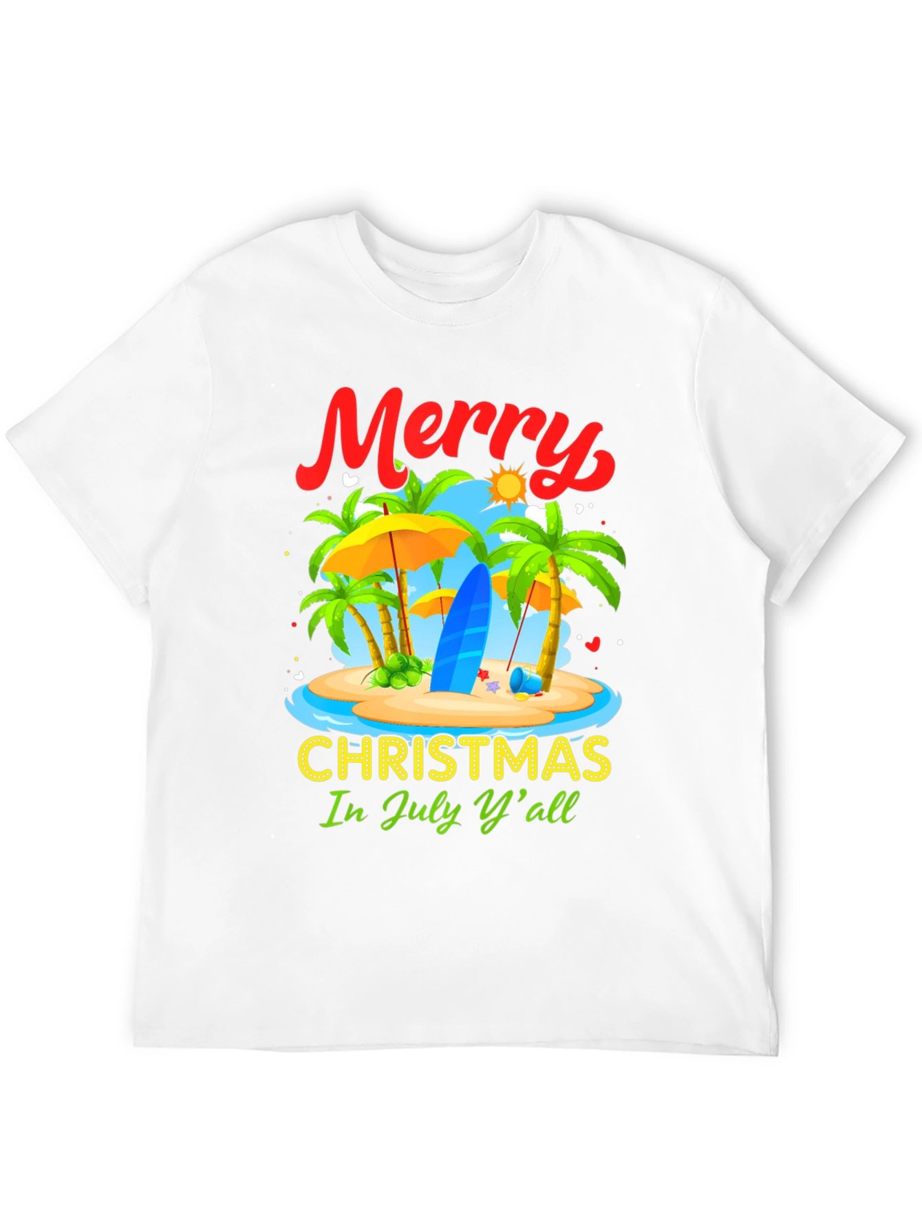 Merry Christmas in July Graphic T-Shirt
